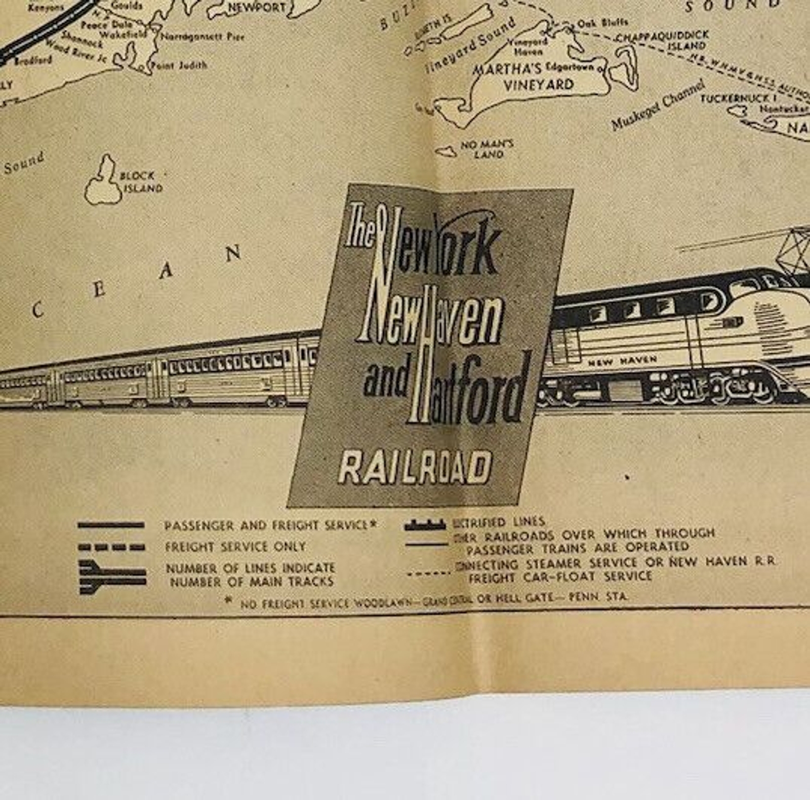 The New Haven Railroad The Scenic Shoreline Route Serving NY & New England 1957