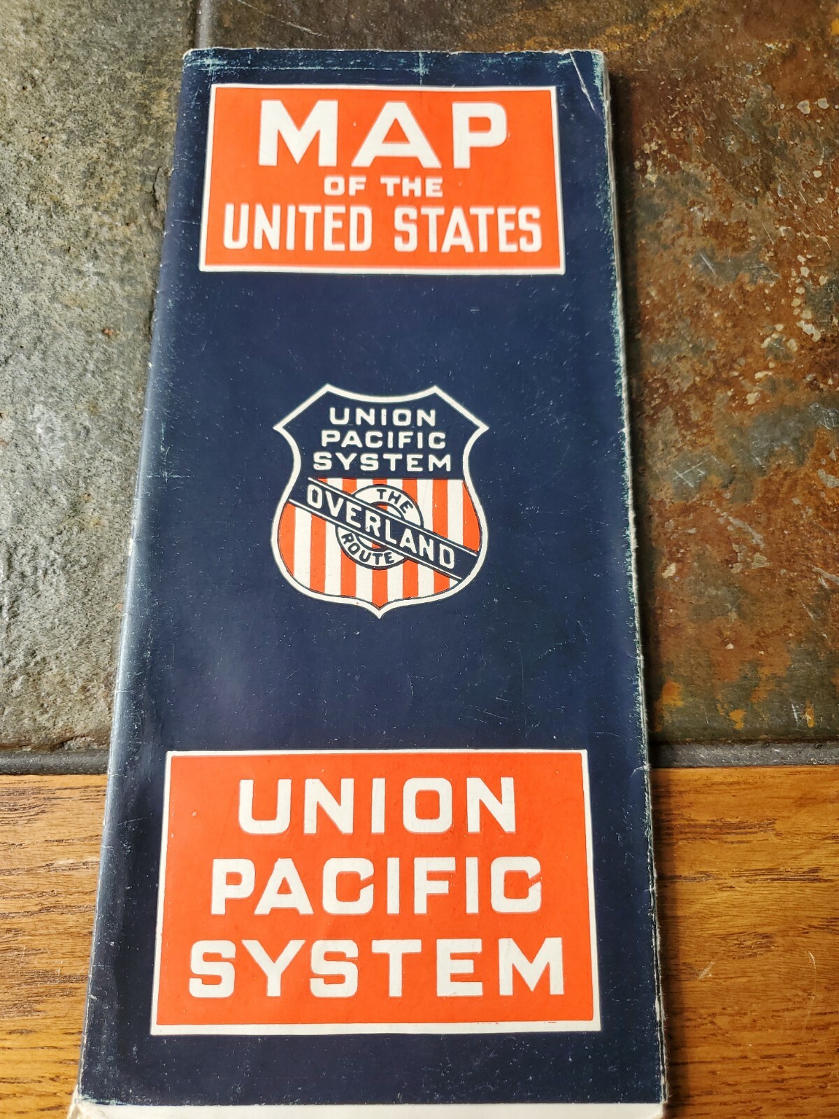 1931 Union Pacific Railroad / Train Map and Brochure