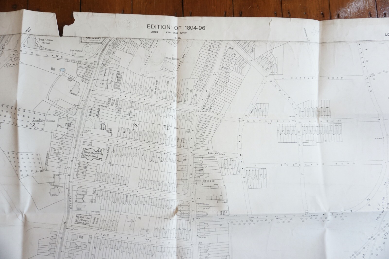 1894 GER Loughton Epping & Ongar Branch Tramway Railway OS Railway Map