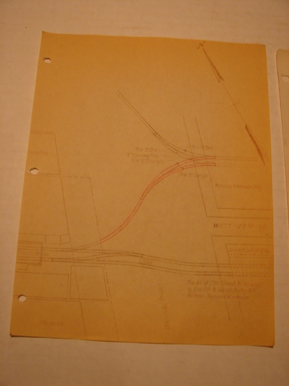 LVRR – Terminal Warehouse Erie RR 27th St., New York, NY 1954