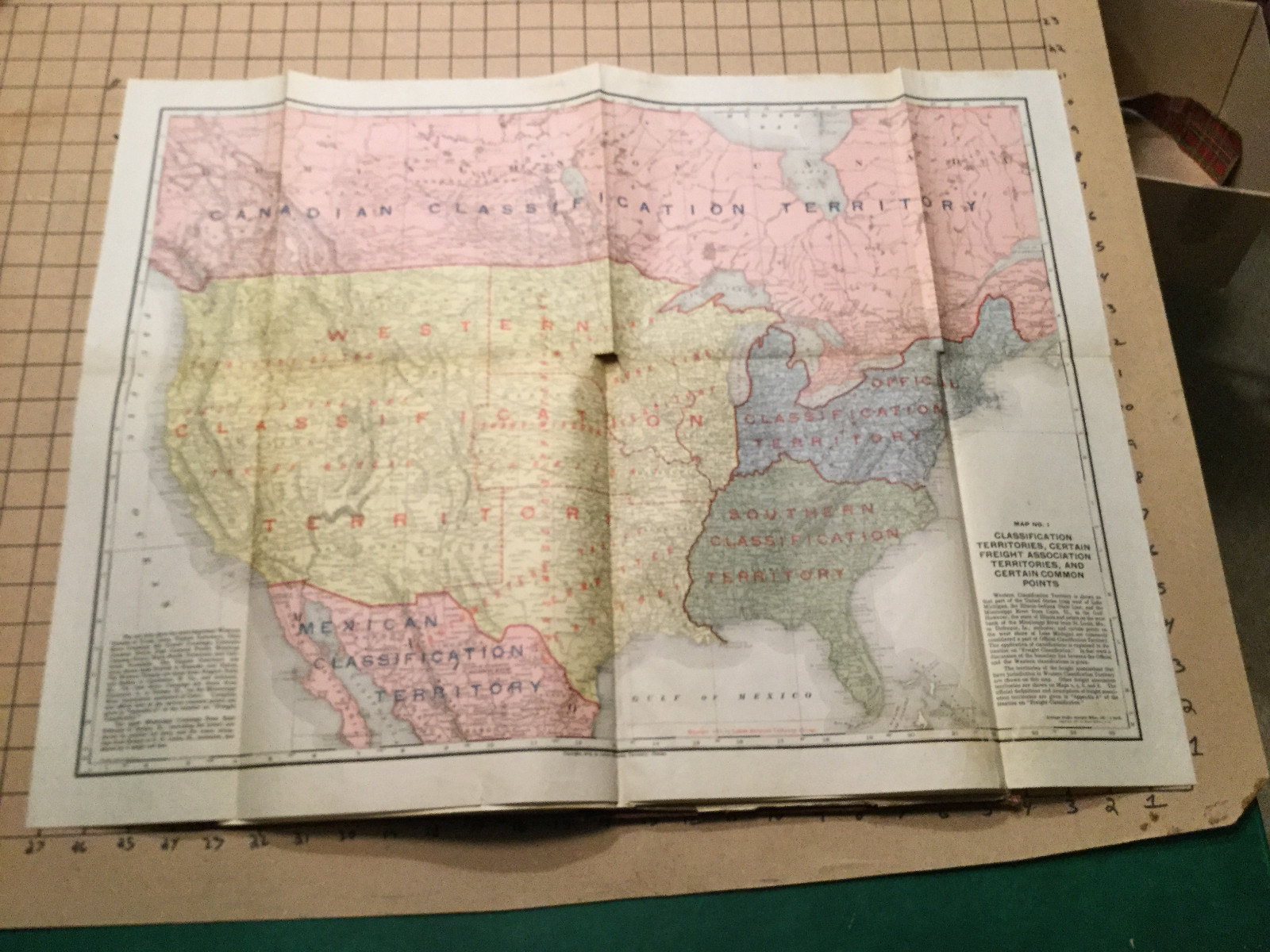 Vintage Map #1 — RAILWAY — 1913 — US TERRITORIES — 21 X 27″