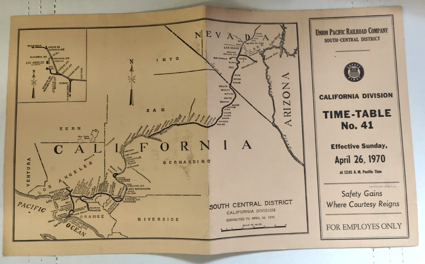 Vintage Railroad Maps, Railroad Timetable. See Discussion; Good Cond.