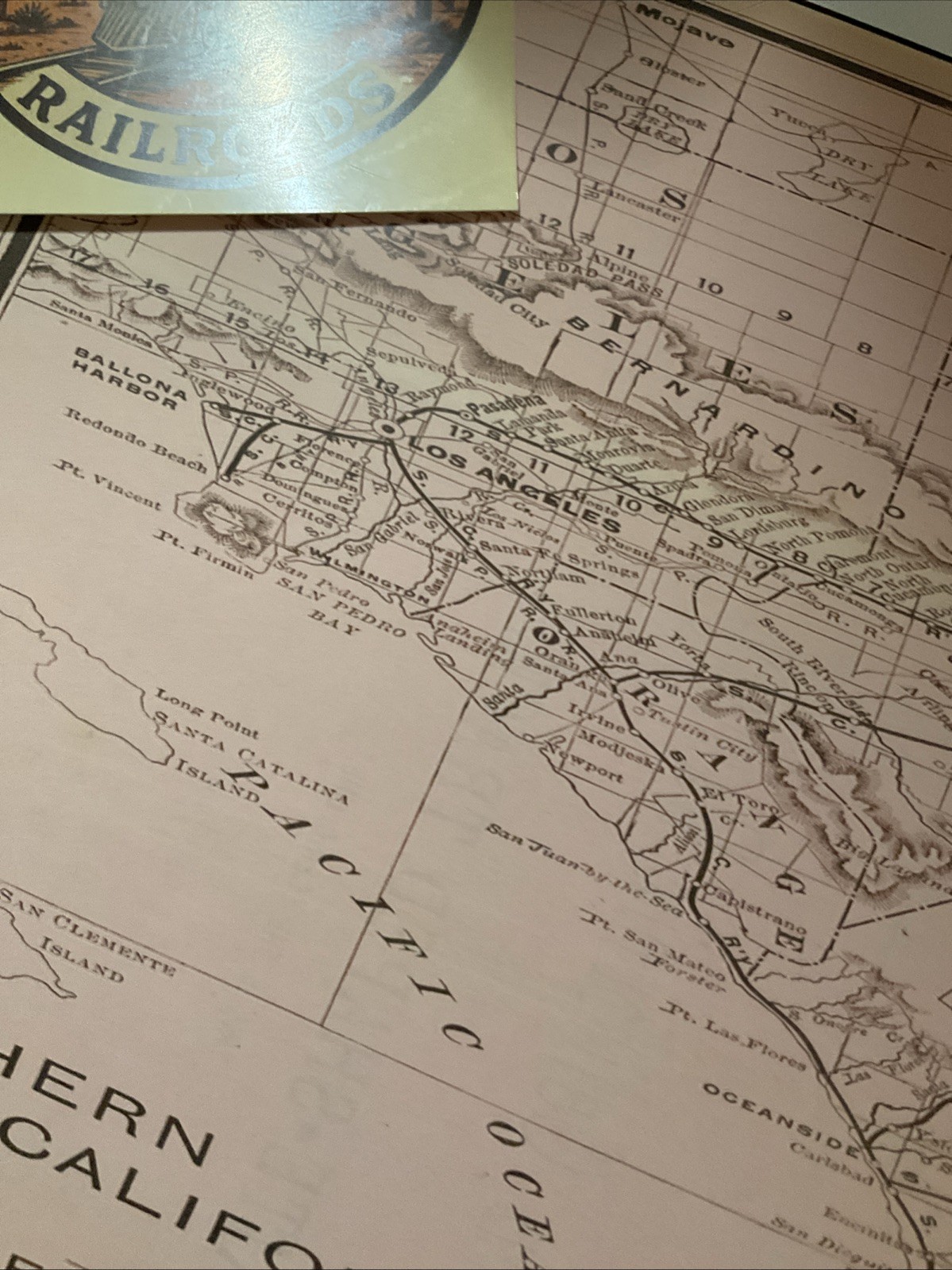 Southern California Railway Route Map