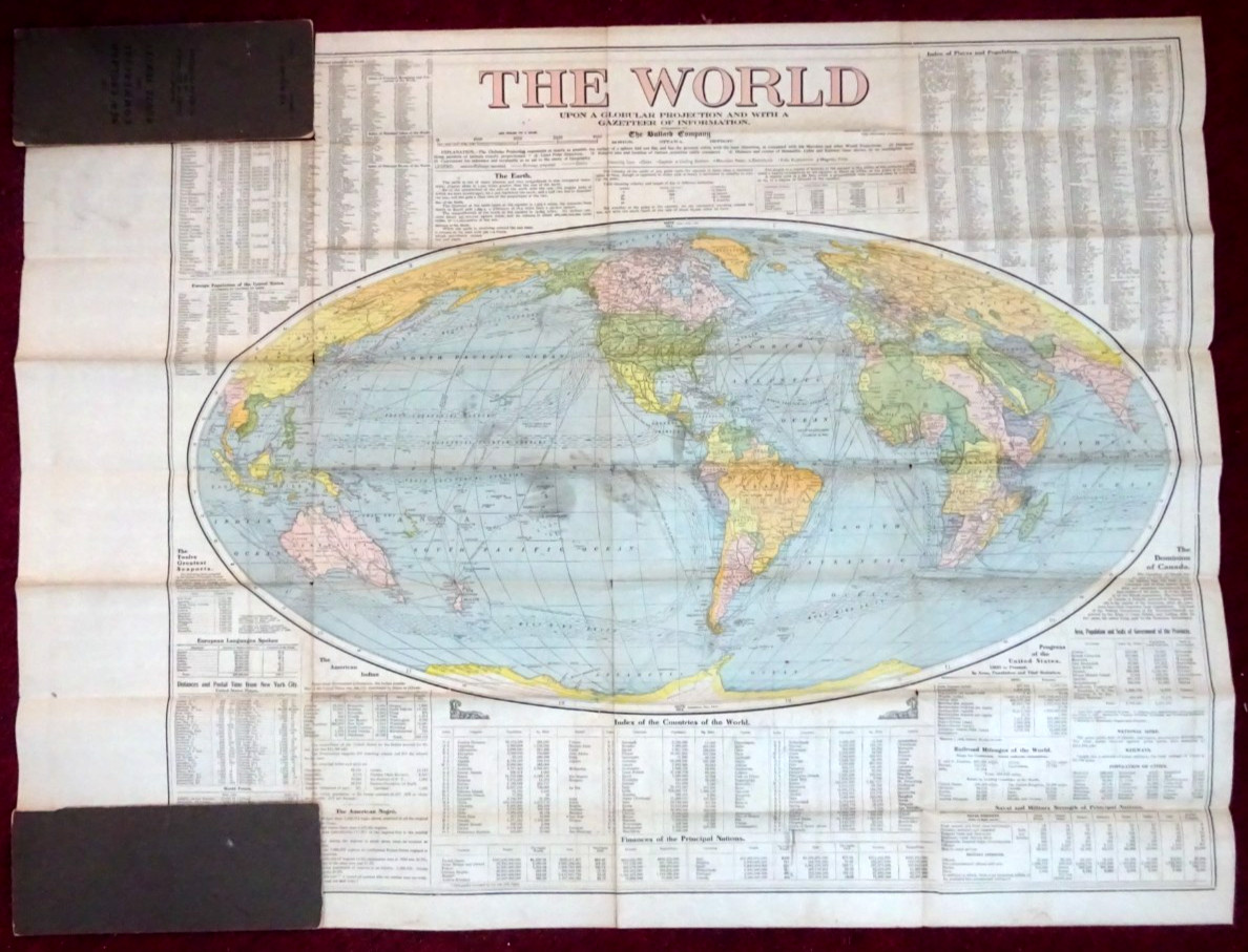 1913 FOLDING RAILROAD MAP NEW ENGLAND COMMERCIAL ROUTE SURVEY 45″x34″ BULLARD Co