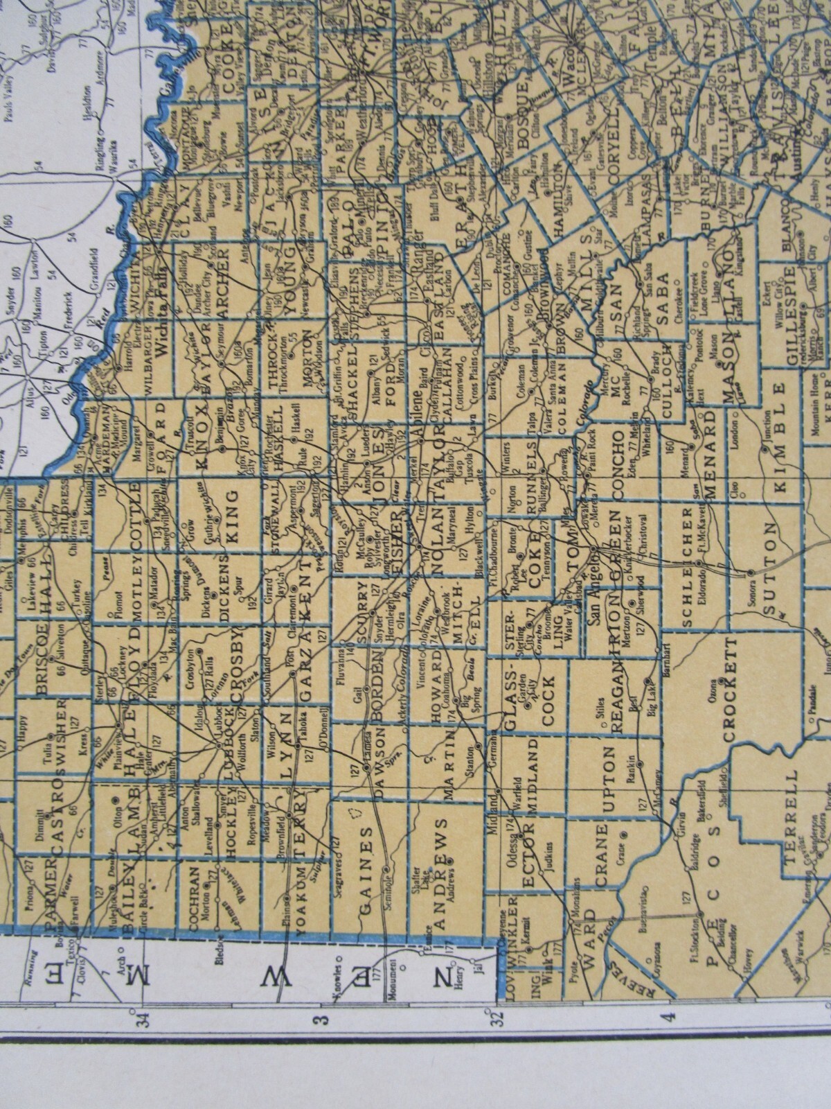 UT TX 1939 UTAH RAILROAD Map. DEEP CREEK RR or TEXAS. SAN BENITO & RIO GRANDE