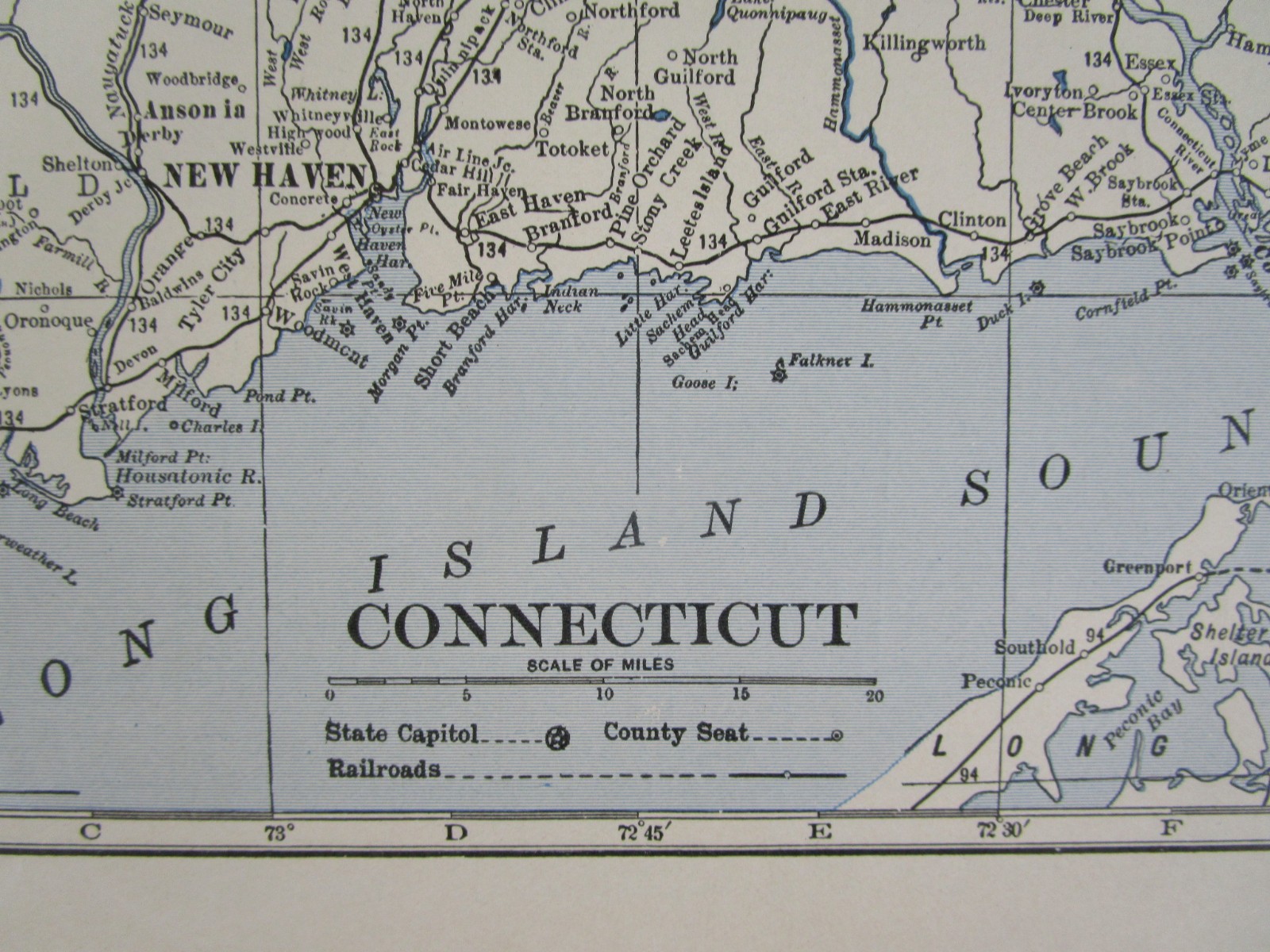 15% off. CO CT GREAT DEPRESSION era 1931 COLORADO RAILROAD Map or CONNECTICUT