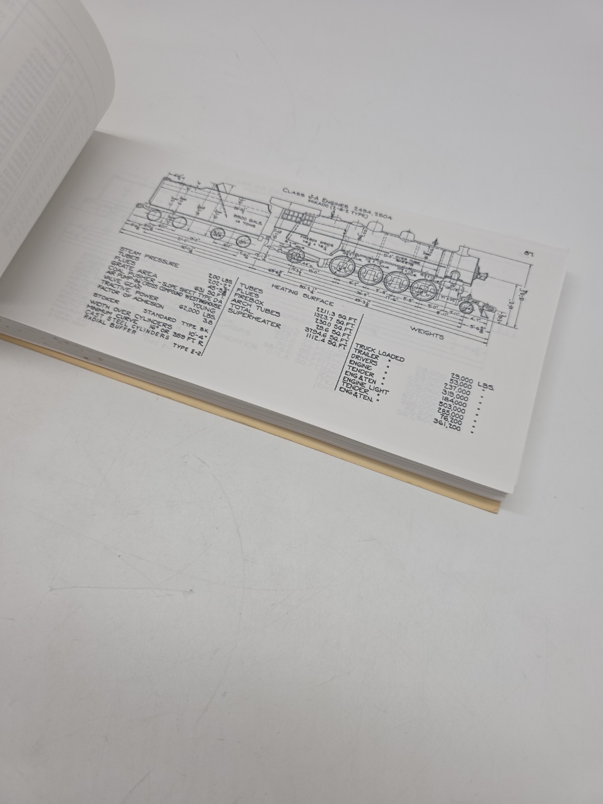 CHICAGO NORTH WESTERN RAILROAD LOCOMOTIVE BOOKLET PRINT DATA BLUEPRINT 1952