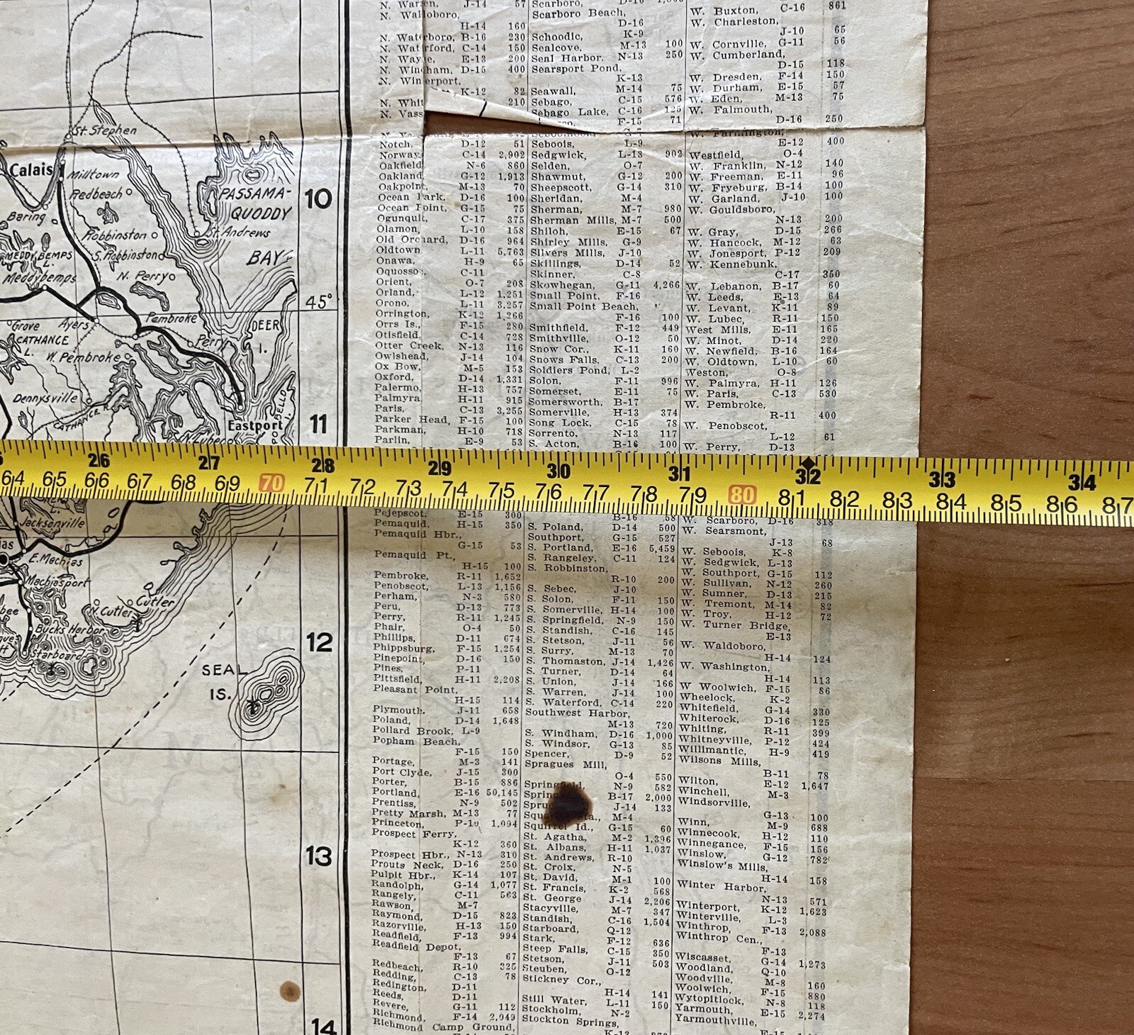 Antique 1907 New England Commercial & Route Survey Rail Road Electric Roads Map