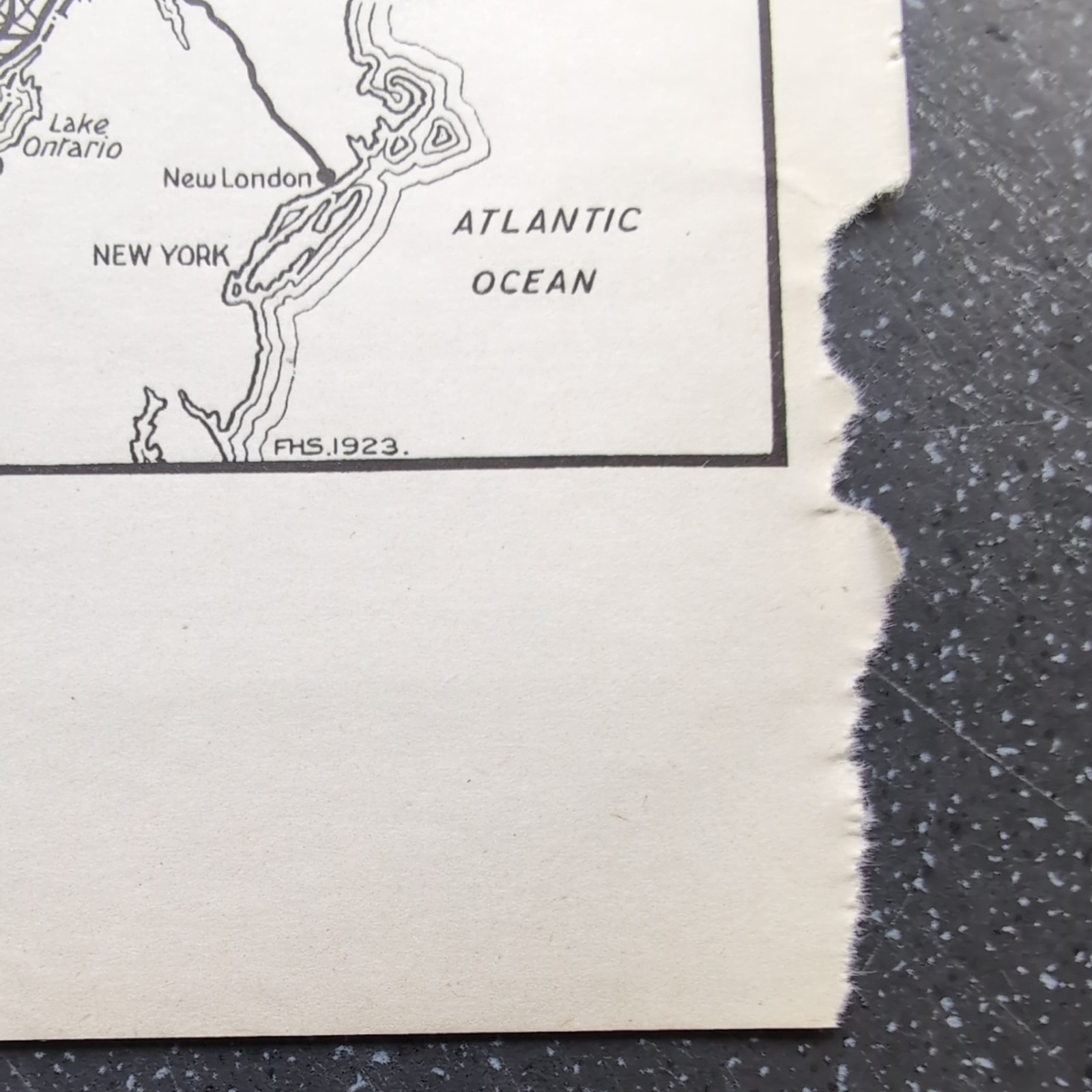 Original 1923 Railway Map of the Railway’s of Canada