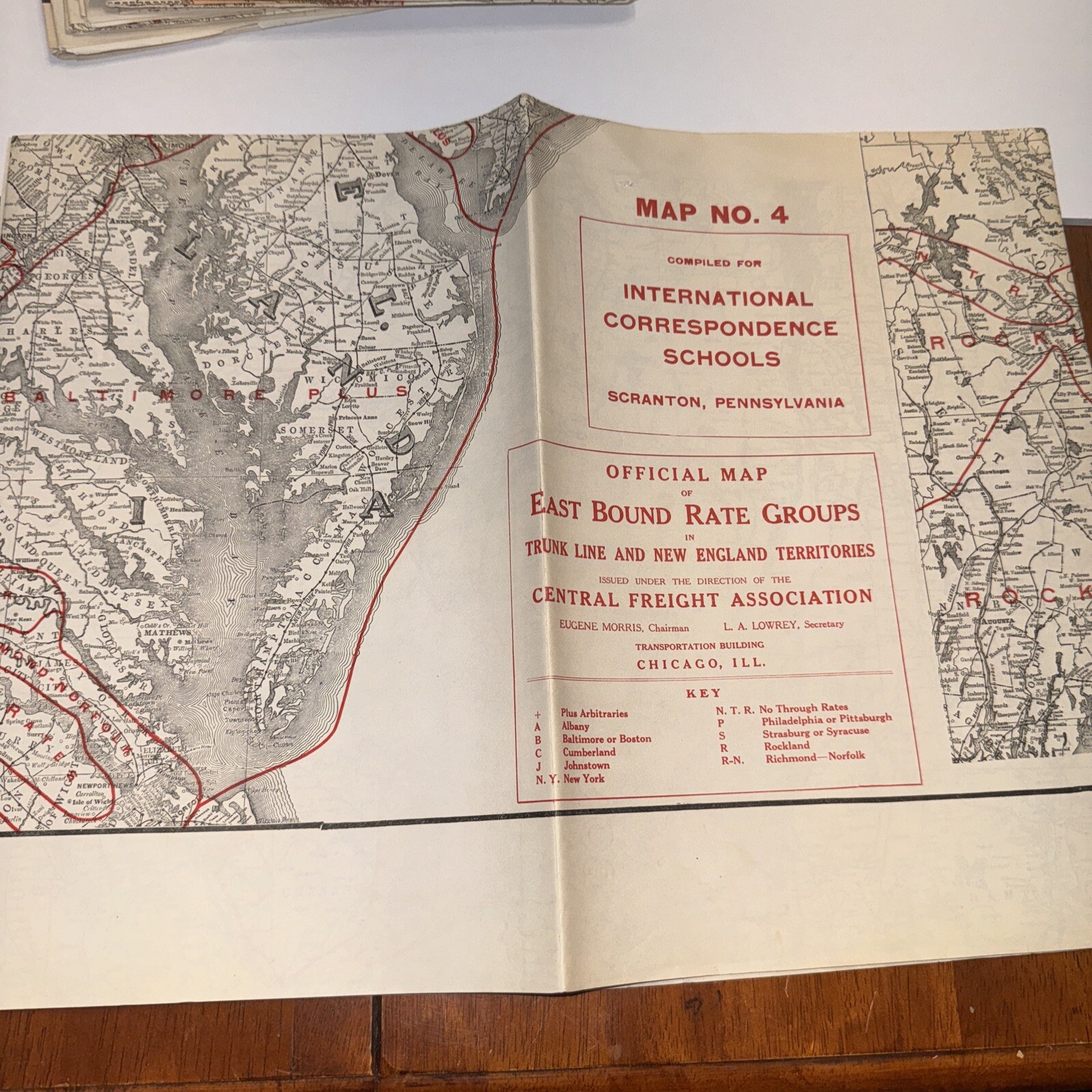1913 Maps RAILWAY #1-13 FREIGHT ROUTES Eugene Morris Scranton Int. Corresp. Scl