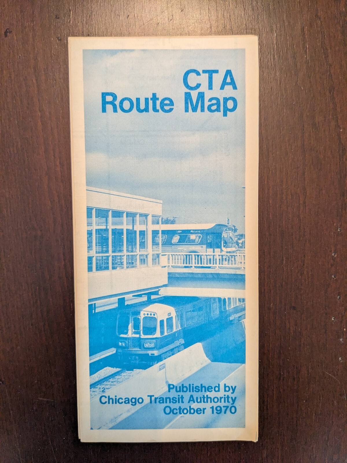 Chicago Transit Authority (CTA) Map – October 1970
