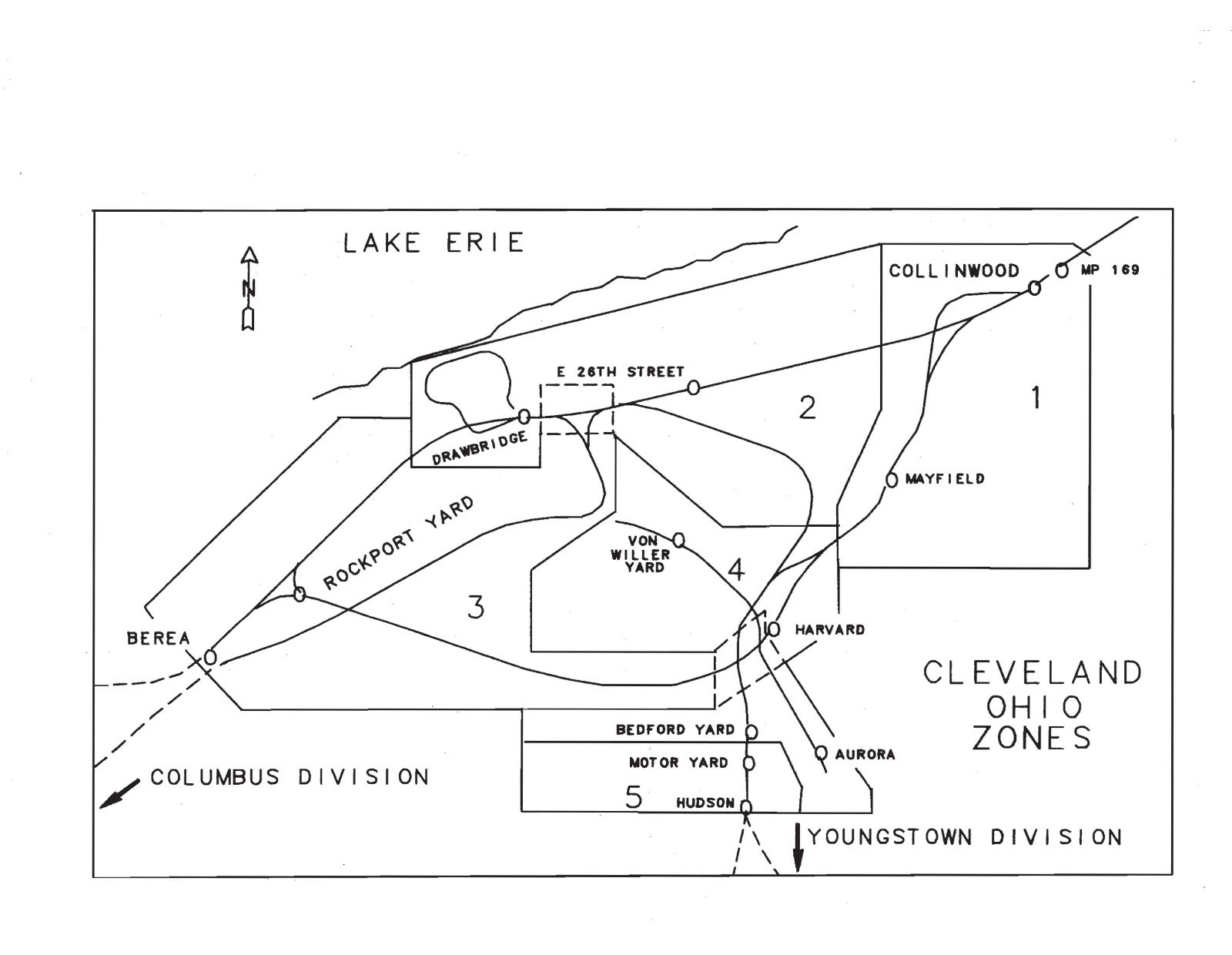 Conrail 1985 Cleveland Zone-Track-Spot “ZTS” Maps PDF Pages on DVD