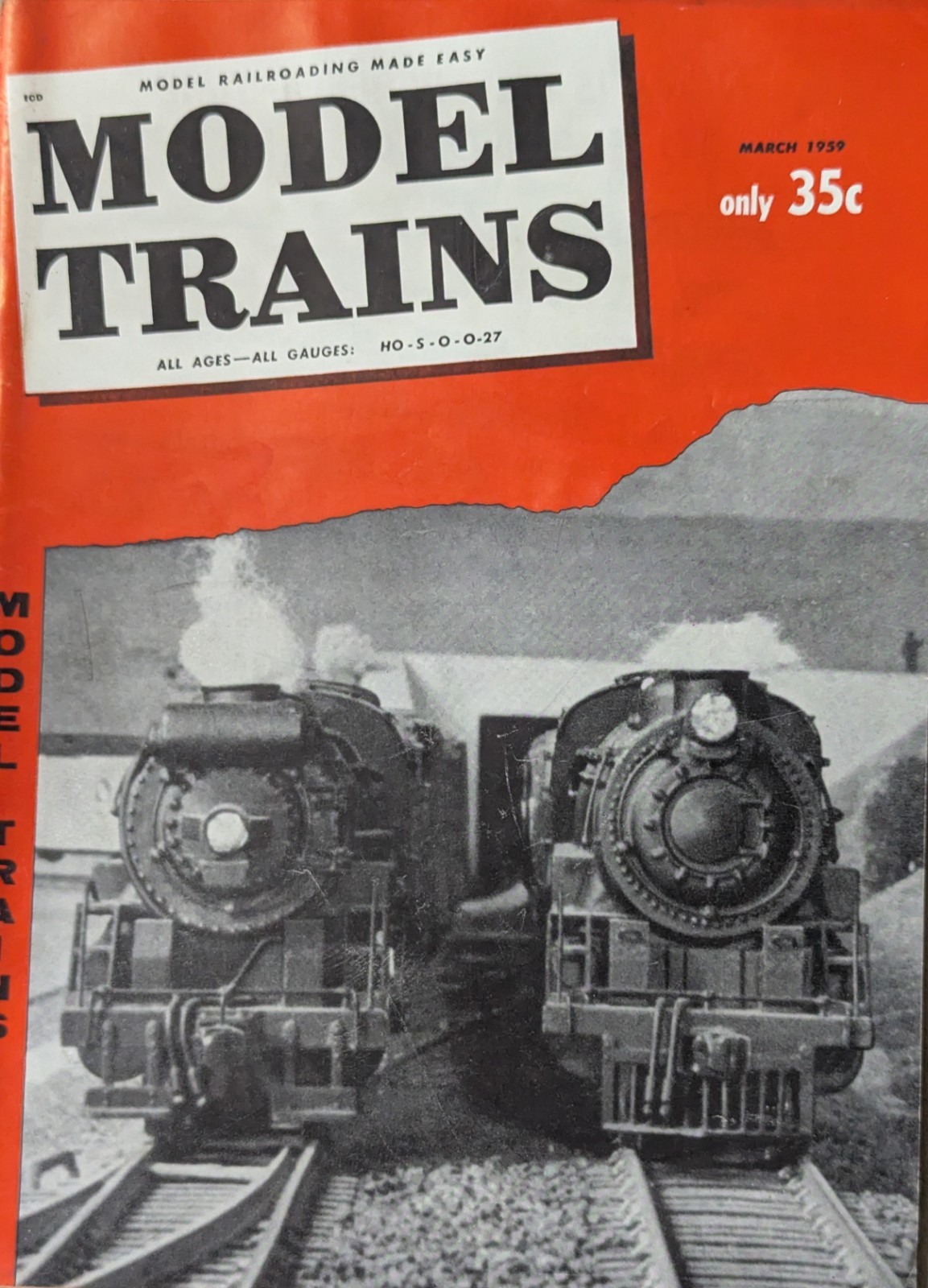 ***VINTAGE 1959 MODEL TRAINS RAILROADING MADE EASY MAGAZINE***