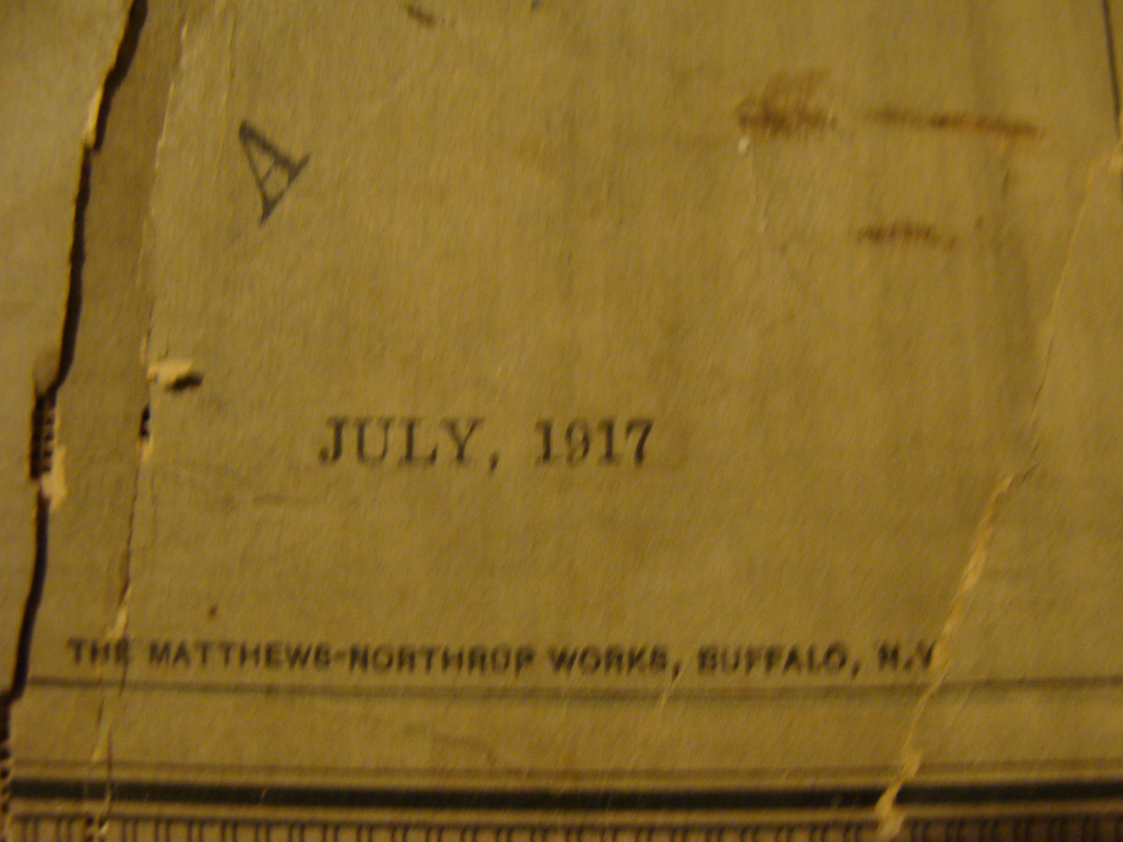 Vintage ORIGINAL 28 X 40″ PENNSYLVANIA SYSTEM MAP very worn, mounted, JULY 1917