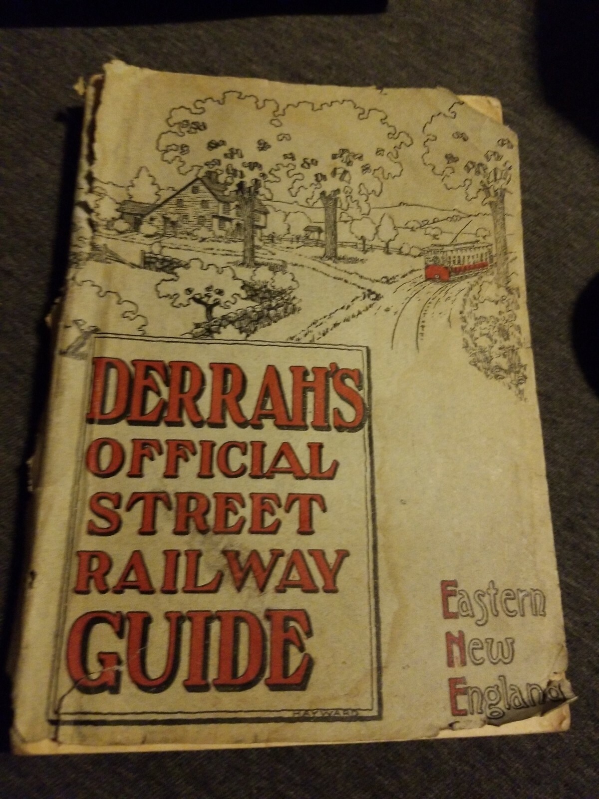 1900 DERRAH’S EASTERN NEW ENGLAND STREET TROLLEY RAILWAY GUIDE – BOSTON SITES