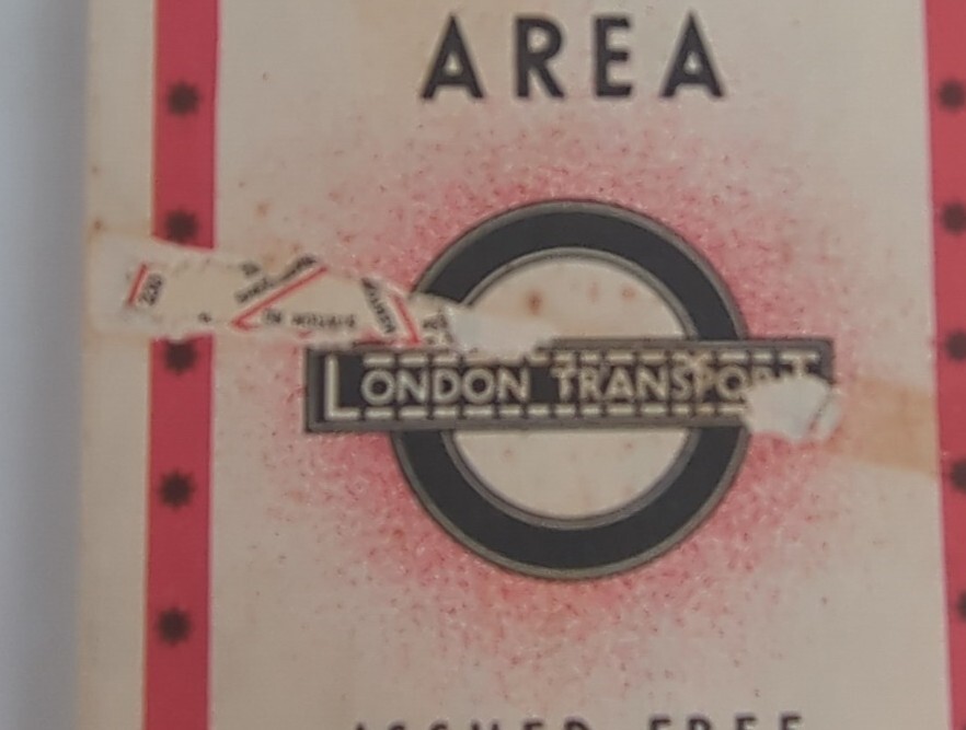 1938 London BUS MAP CENTRAL AREA NUMBER 1 – London Transport – Ships From US