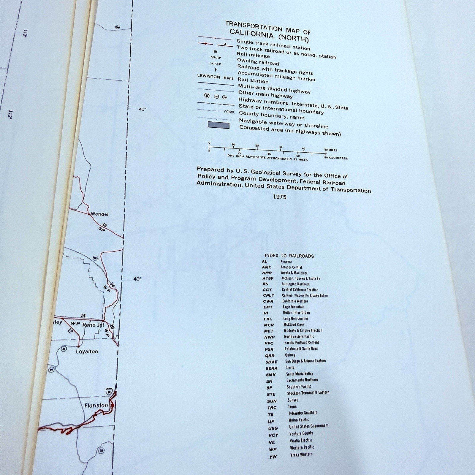 Rare 1975 Prince Lithograph Federal Railroad Atlas (80 Map Collection)