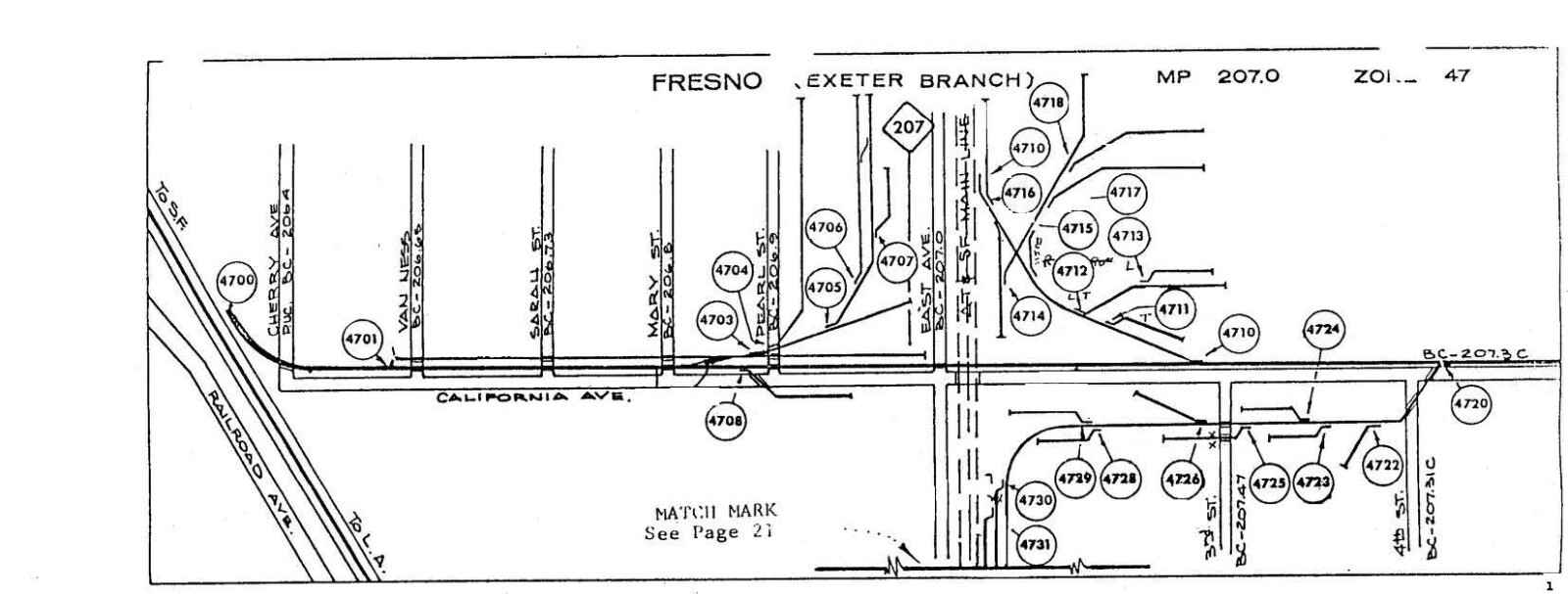 Southern Pacific RR 73 Exeter Branch Fresno-Goshen Jct + SPINS PDF pages on DVD