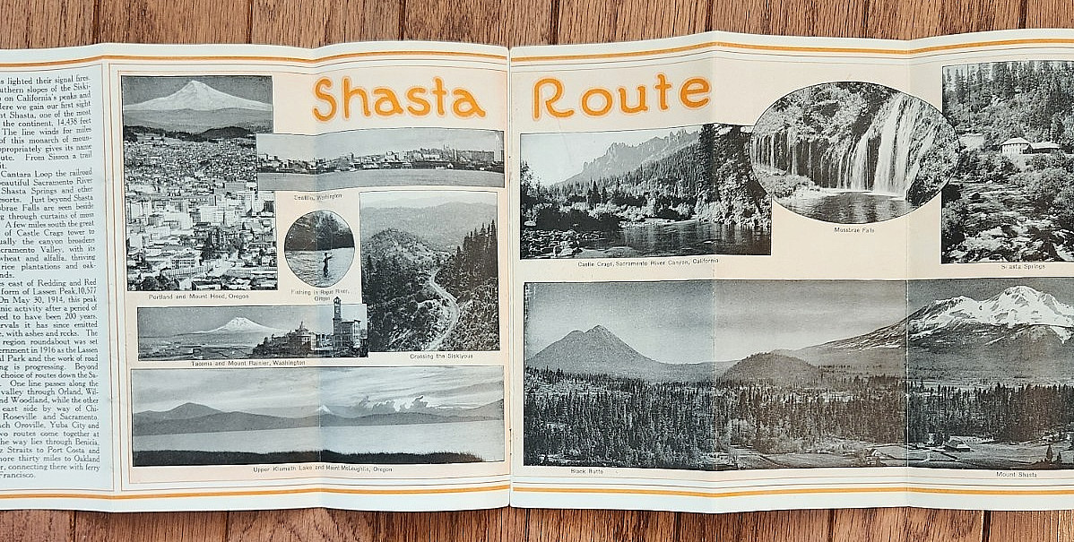 SOUTHERN PACIFIC – SP – 1920 – FOUR GATEWAYS brochure with maps, desc. & photos