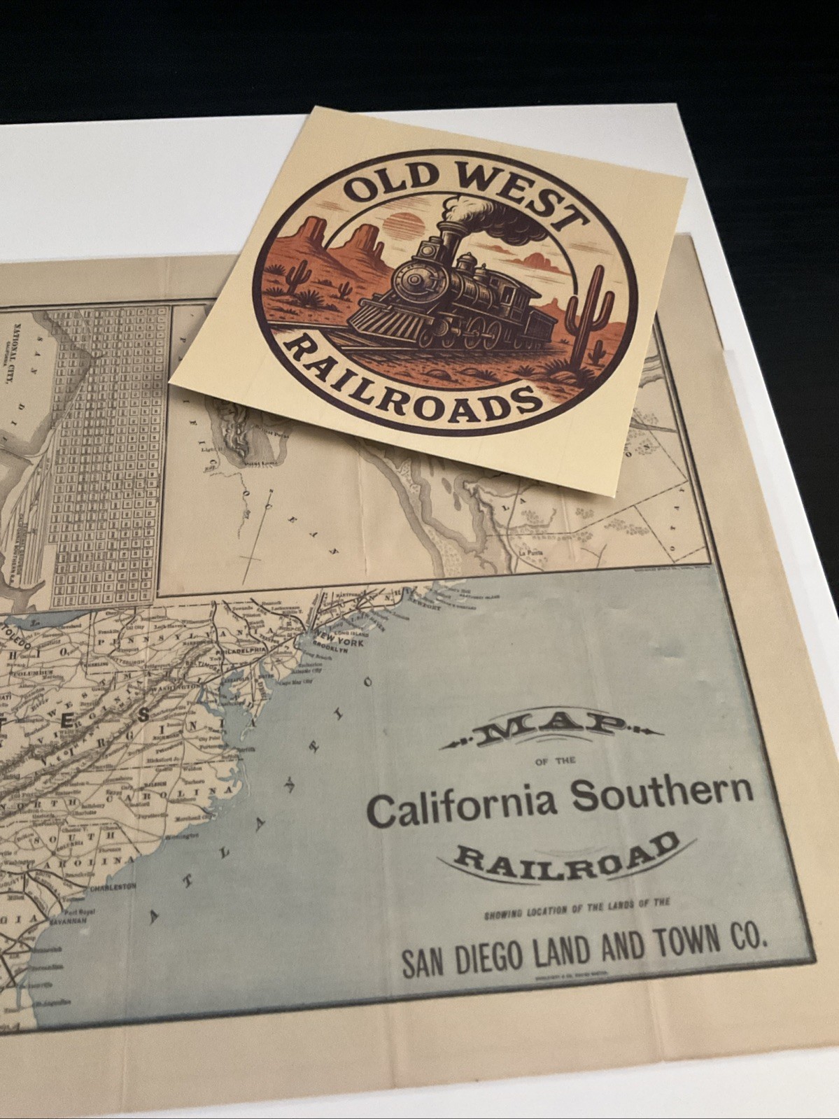 California Southern Railroad Map Santa Fe Railway