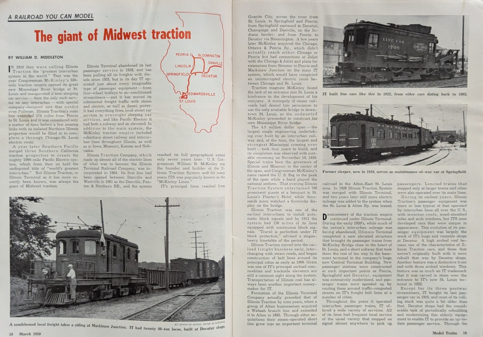 ***VINTAGE 1959 MODEL TRAINS RAILROADING MADE EASY MAGAZINE***