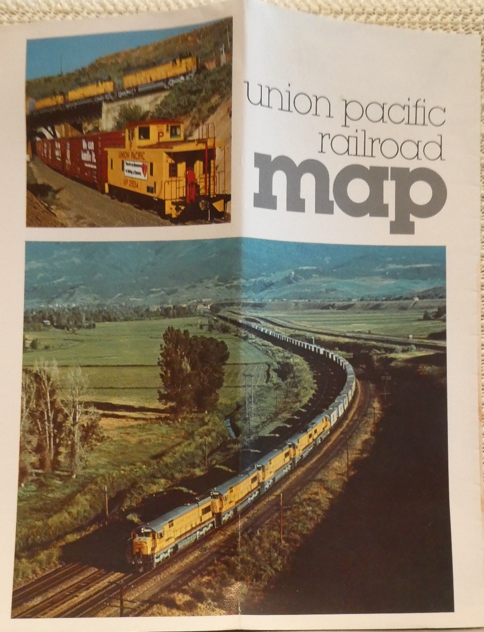 Railroad Map Union Pacific Railroad Map 1978