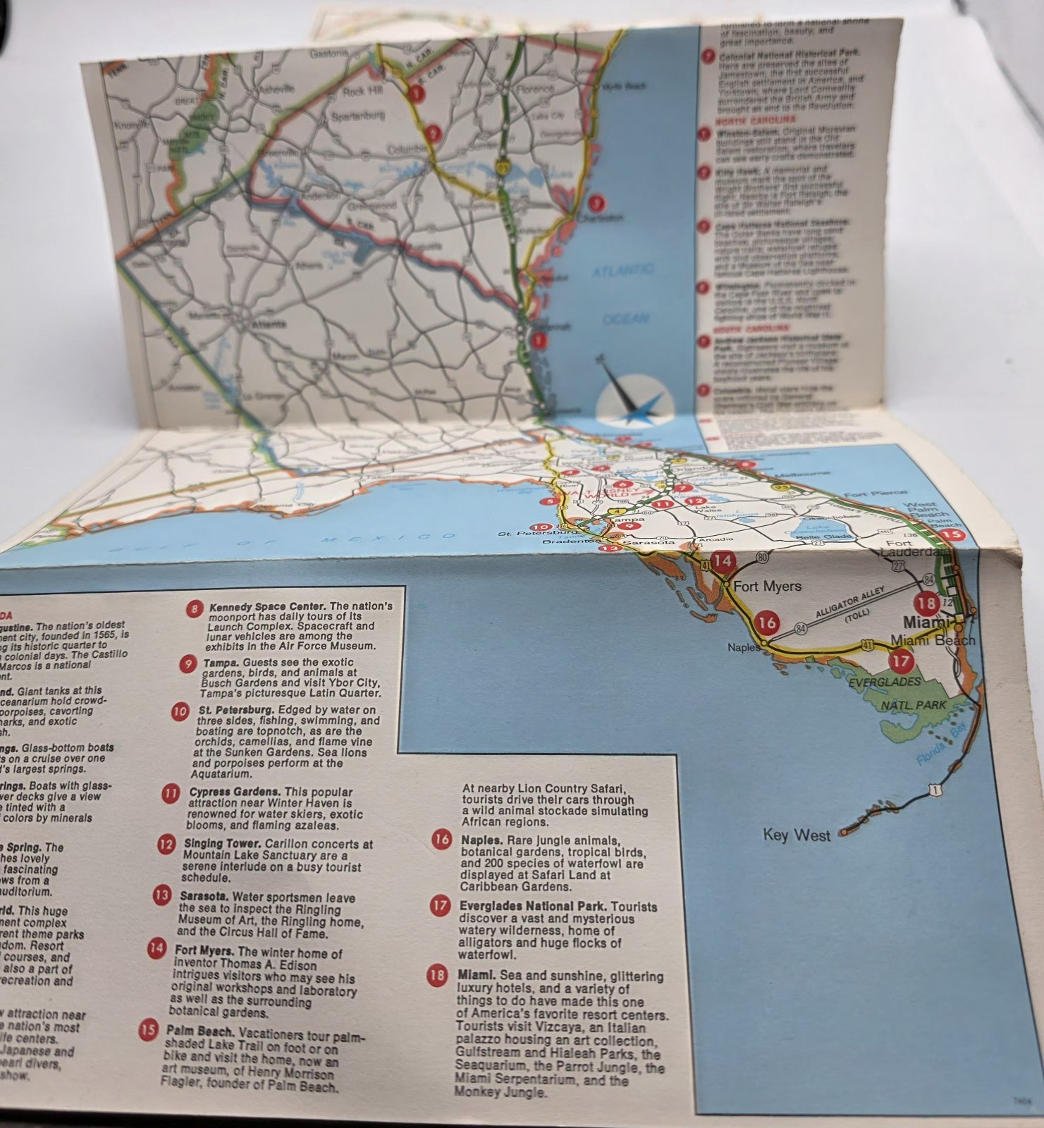 Vintage Rand McNally Road Atlas Map – New York, New Jersey, Connecticut