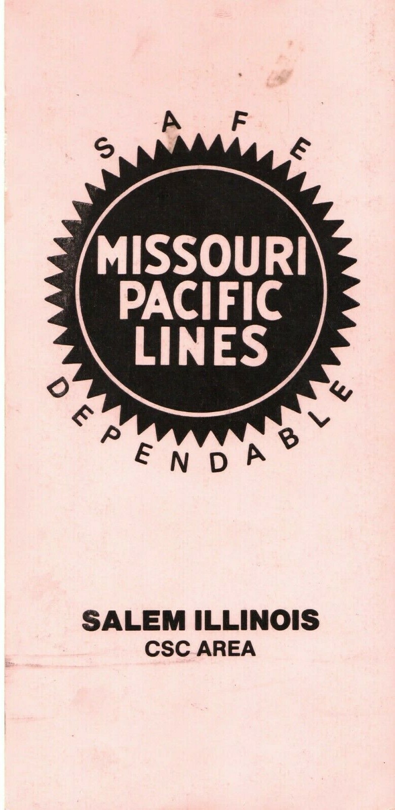 Missouri Pacific 1982 Salem, IL – Illinois Division ZTS PDF Pages on DVD