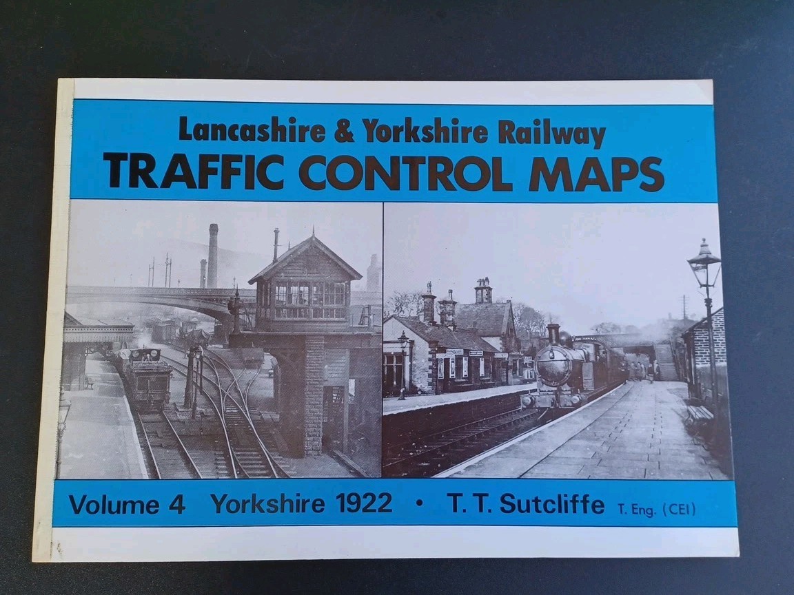 Railwayana Traffic Control Maps Lancashire & Yorkshire Rwy 1922 Vol.4 Sutcliffe