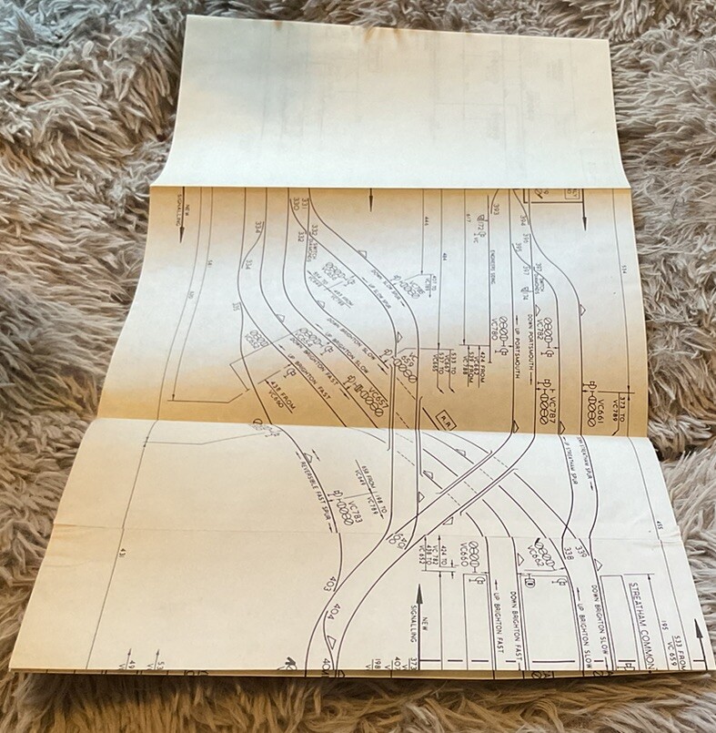 BR signalling instruction Streatham Junction, with diagram 1981