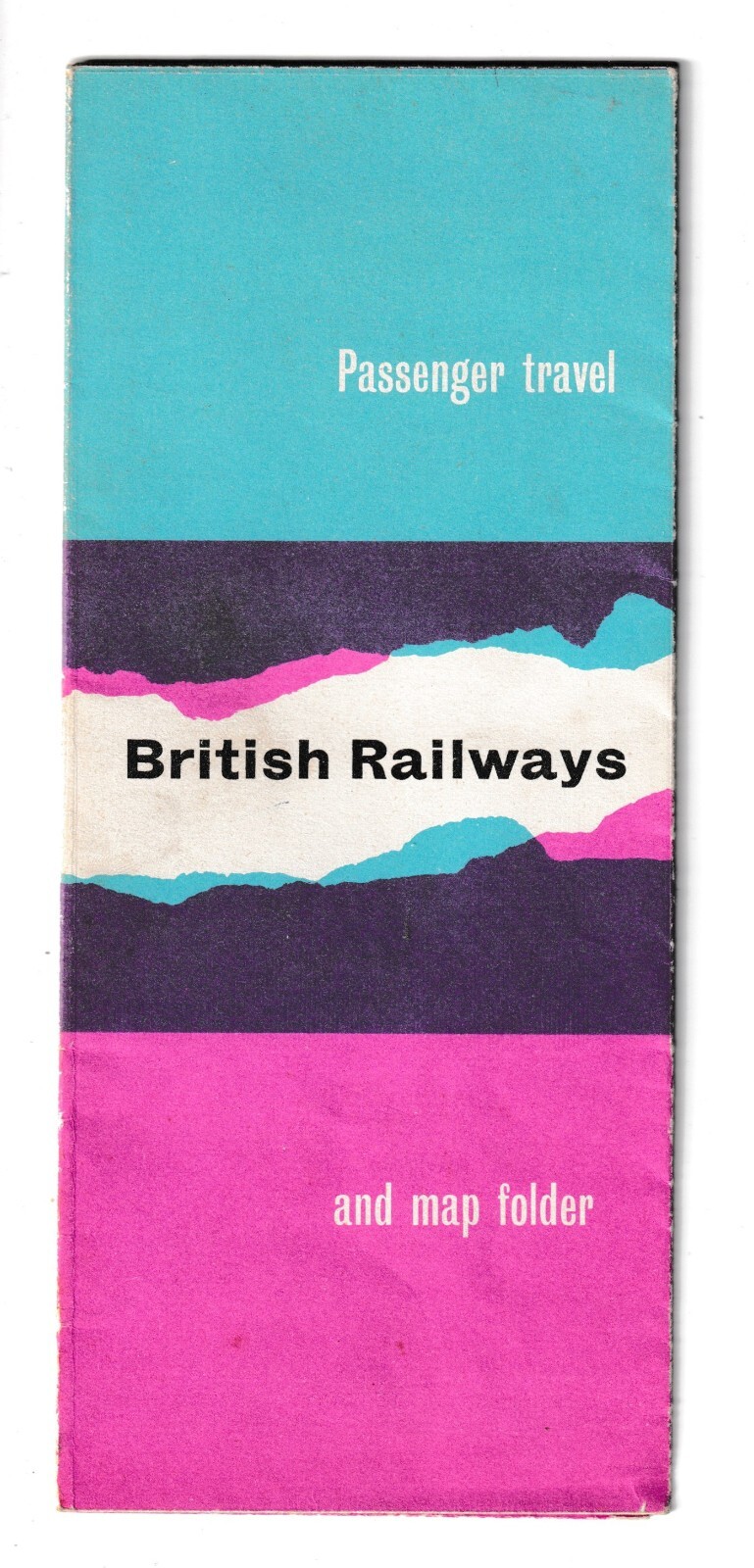BRITISH RAIL MAP & GUIDE 1959 ( ? ) MAP