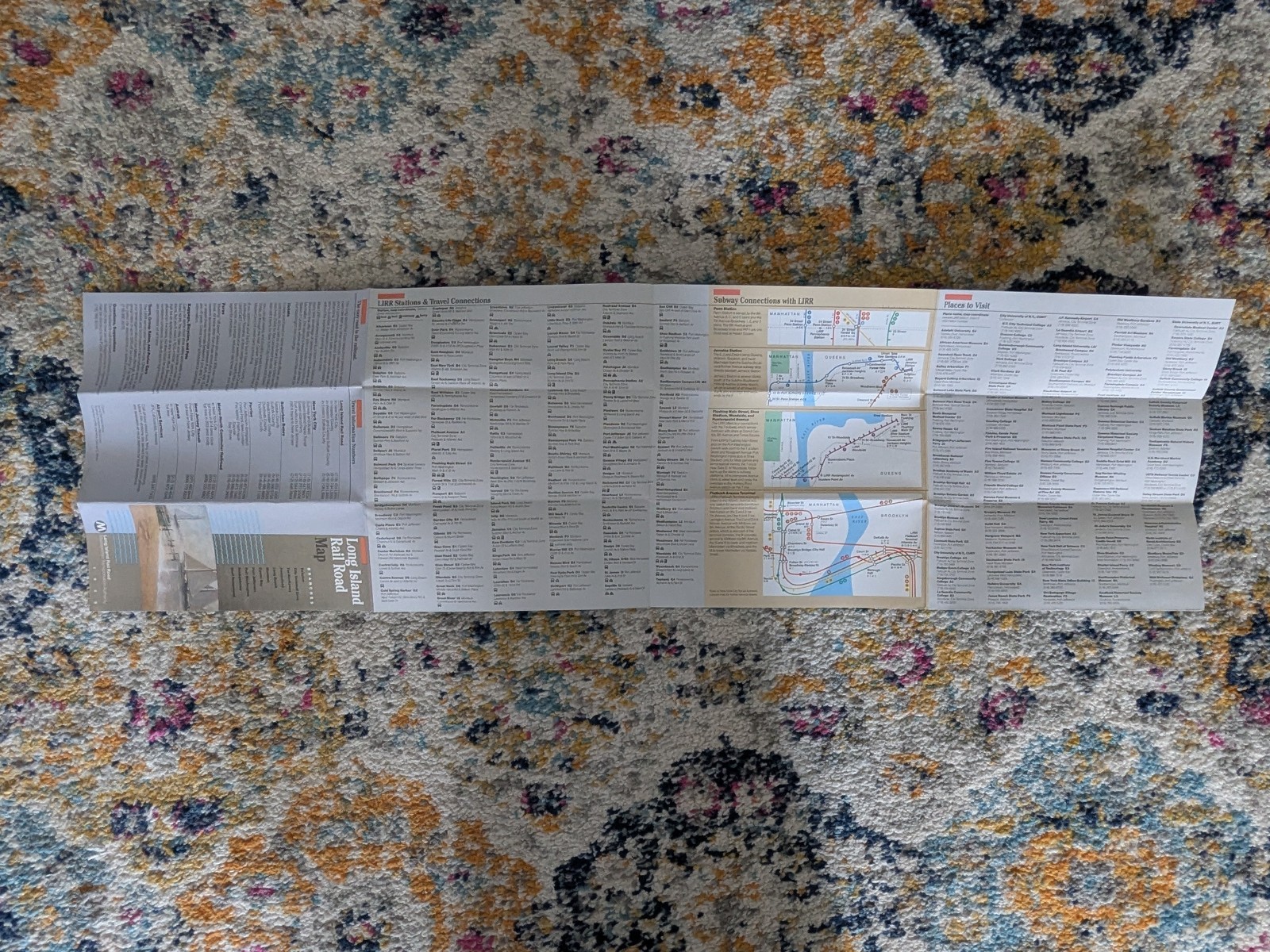 Long Island Rail Road (LIRR) Map 1989