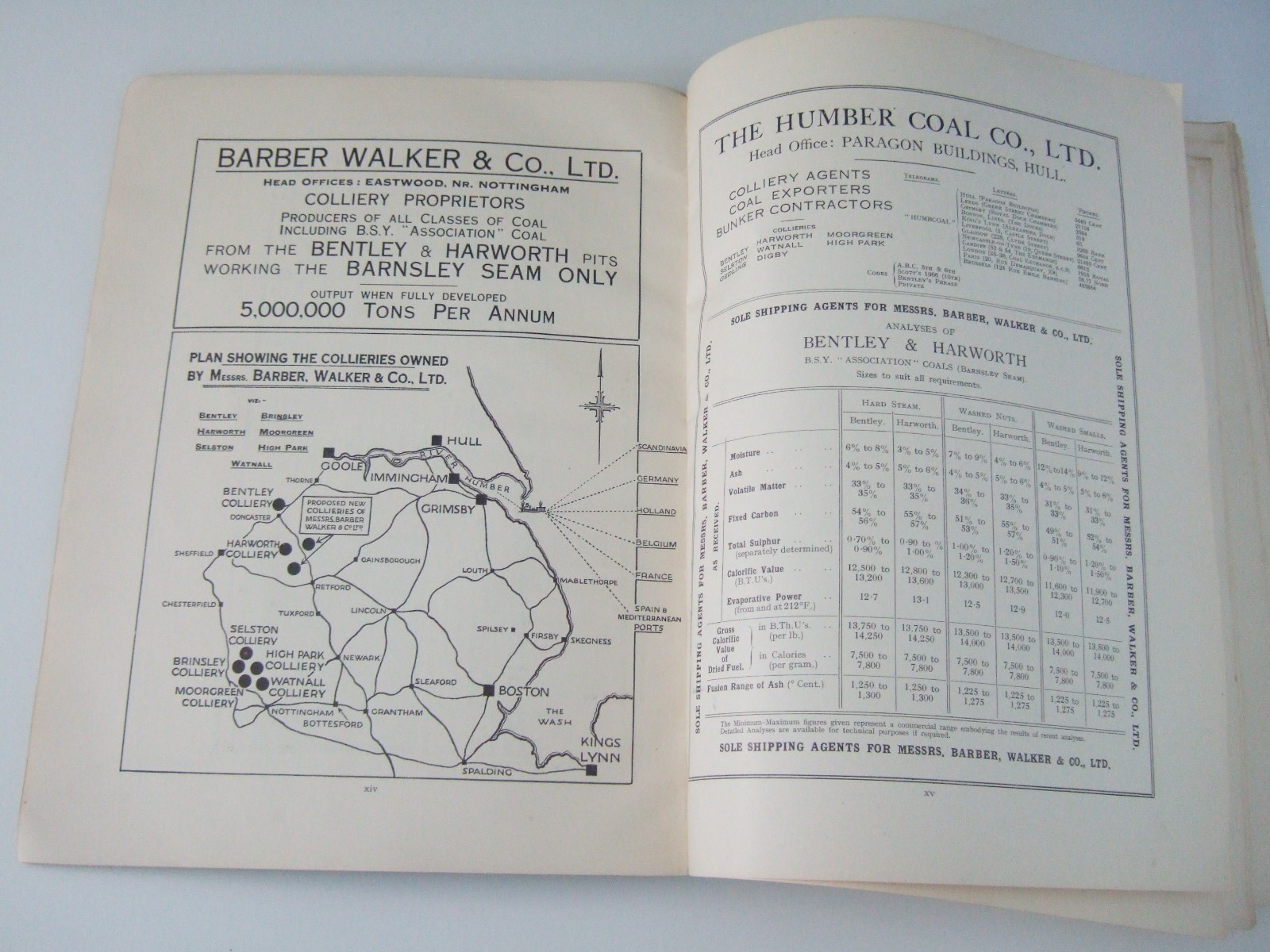 1932 Ports of the LNER Book. 9 Fold-Out Plans. Dock Information. Incomplete