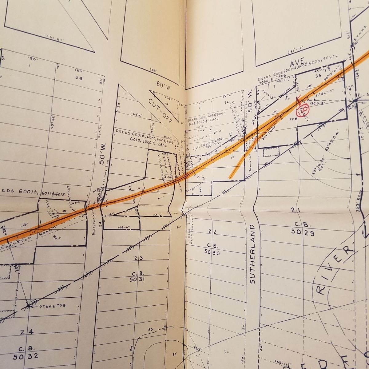 Vtg 1960 Frisco Railroad St Louis Huge Wall Map 87.5 x 26 SE Junction to Gravois