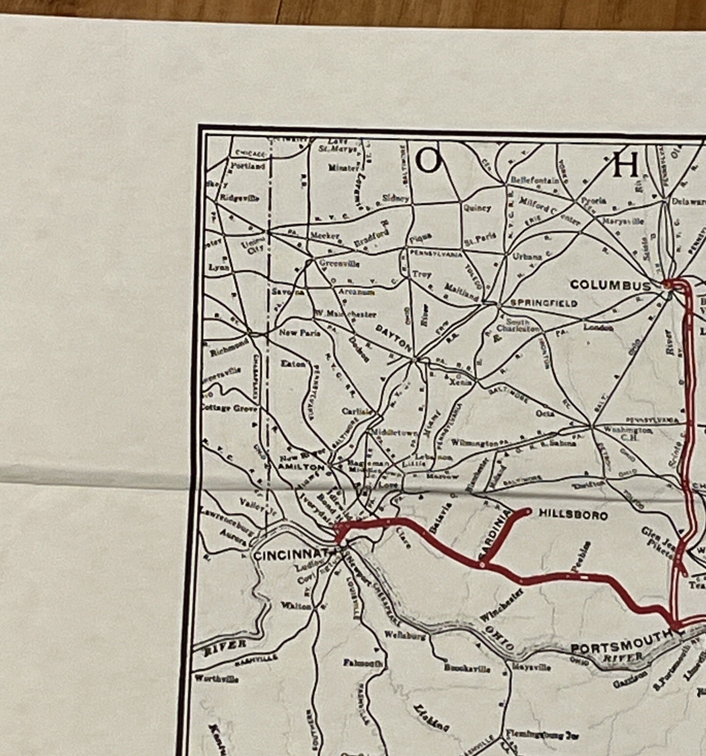 Norfolk & Western & VIRGINIAN RAILWAY Company Map
