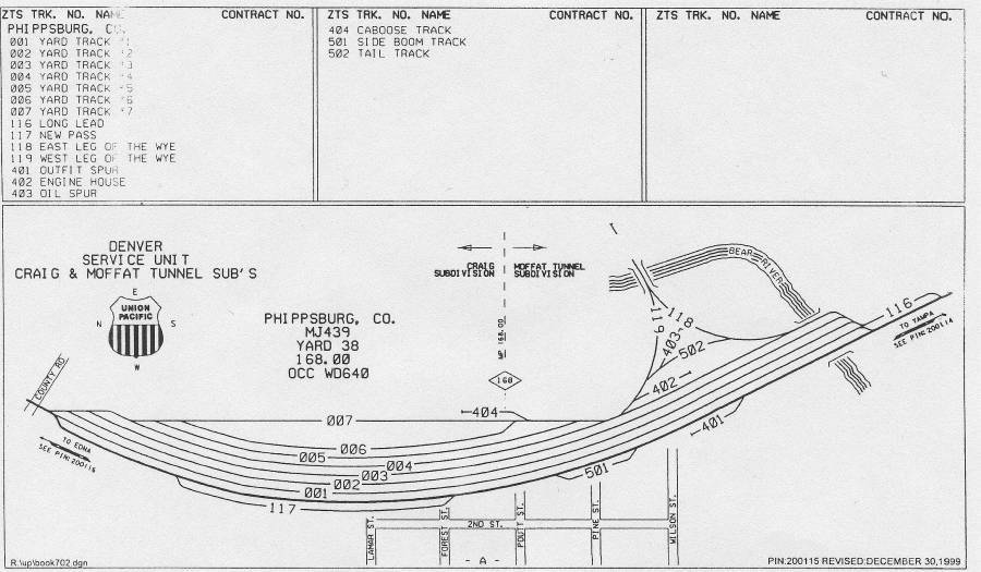 Denver & Rio Grande Western Central Area Industry Tracks ZTS PDF Pages on DVD