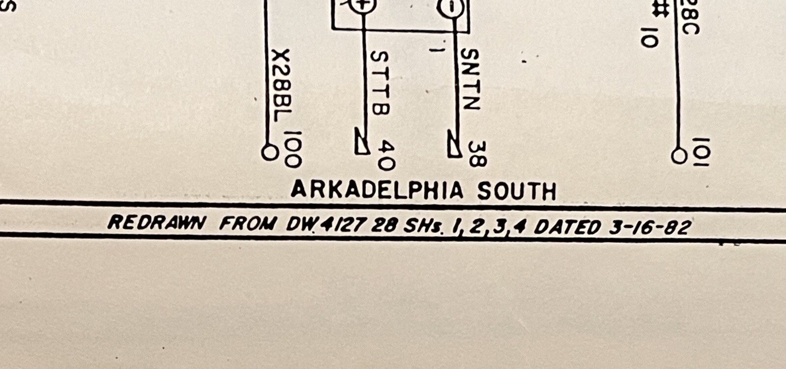 Twenty Original Pacific Railroad Company Engineering Blueprints / Maps