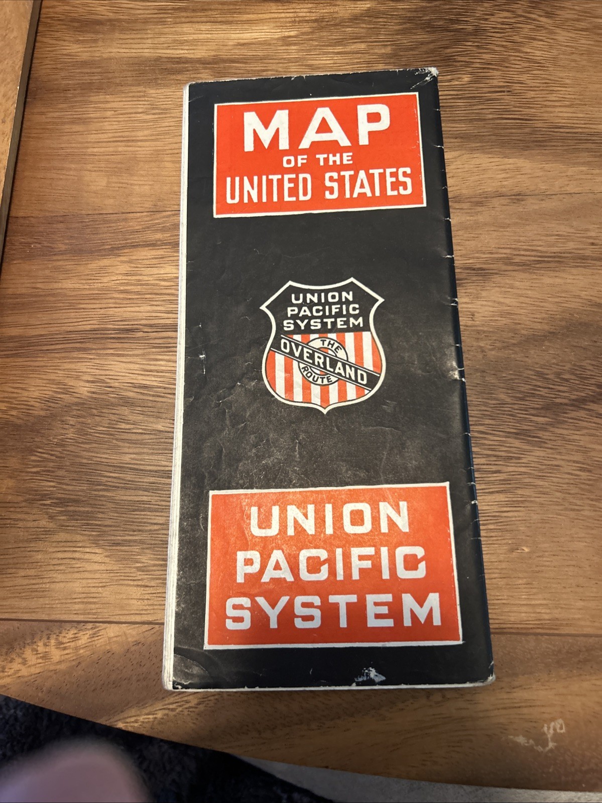 Vintage 1930 Union Pacific System Map of the United States