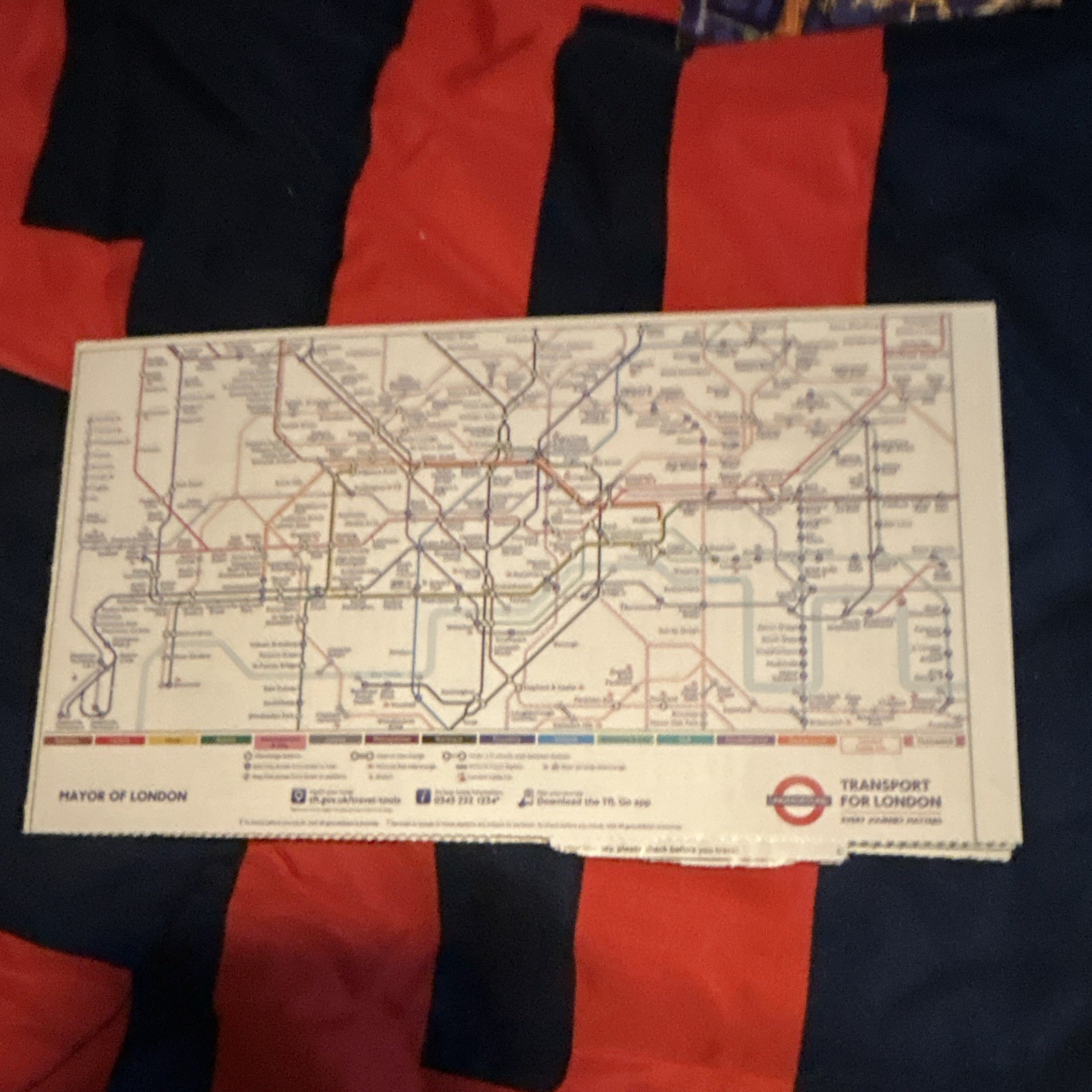 Transport for London Tube Map Paper Map 2016 Fodor’s Travel London On The Go