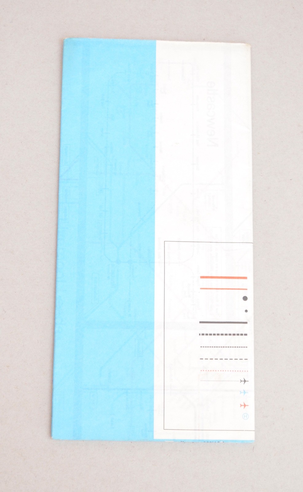 Railway Pocket Map British Rail Passenger Network 1982-83