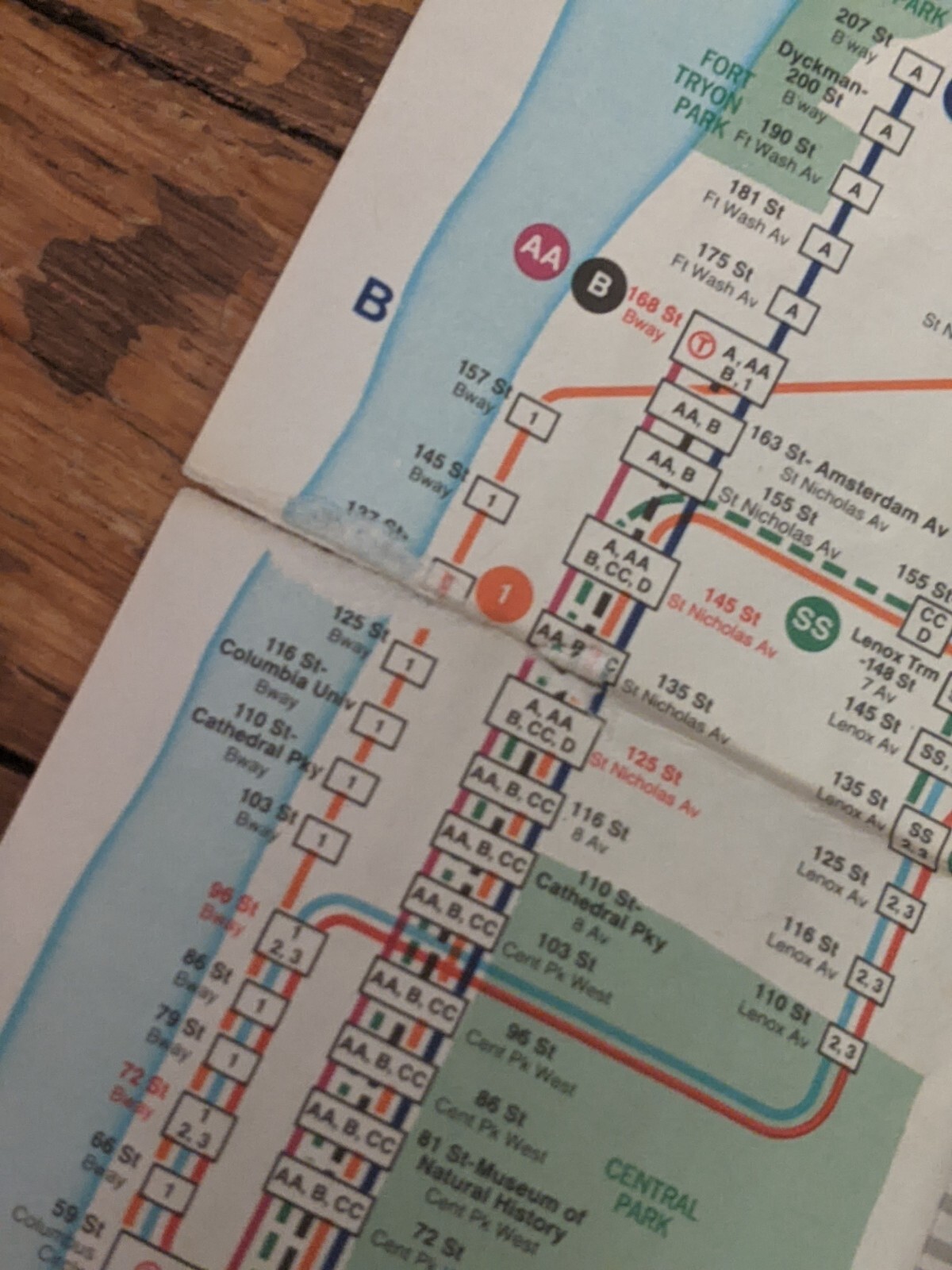 NYC Subway Rapid Transit Guide and Map – 1969
