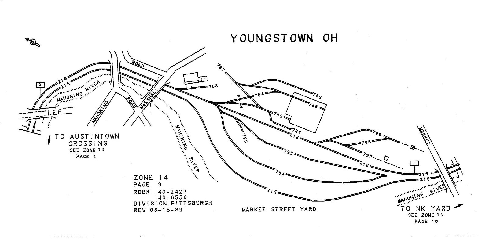 Conrail 1989 Pittsburgh Div Volume 2 Zone-Track-Spot “ZTS” Maps PDF Pages on DVD