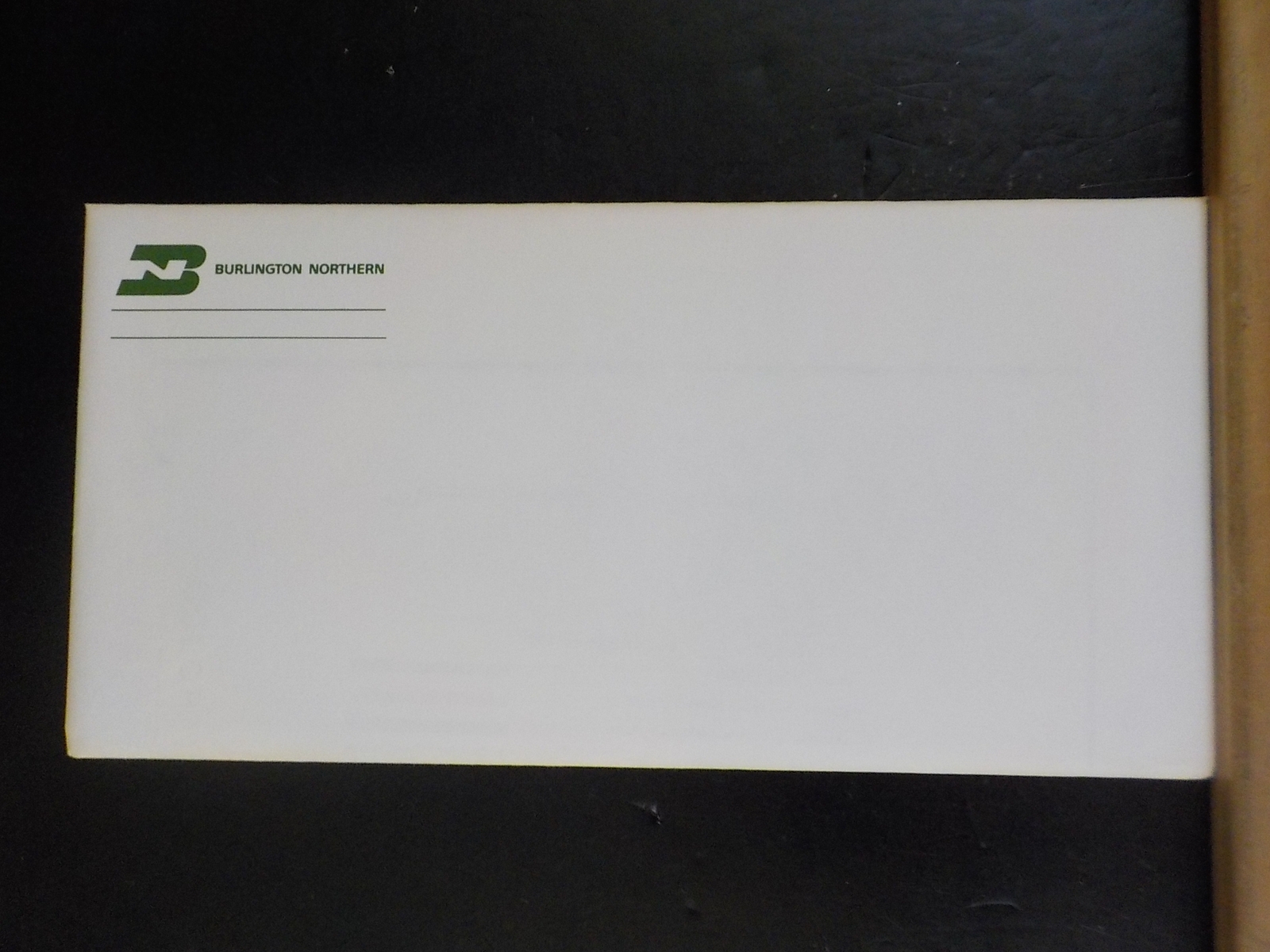 Map Burlington Northern Nebraska State Railroad Map 1983 August