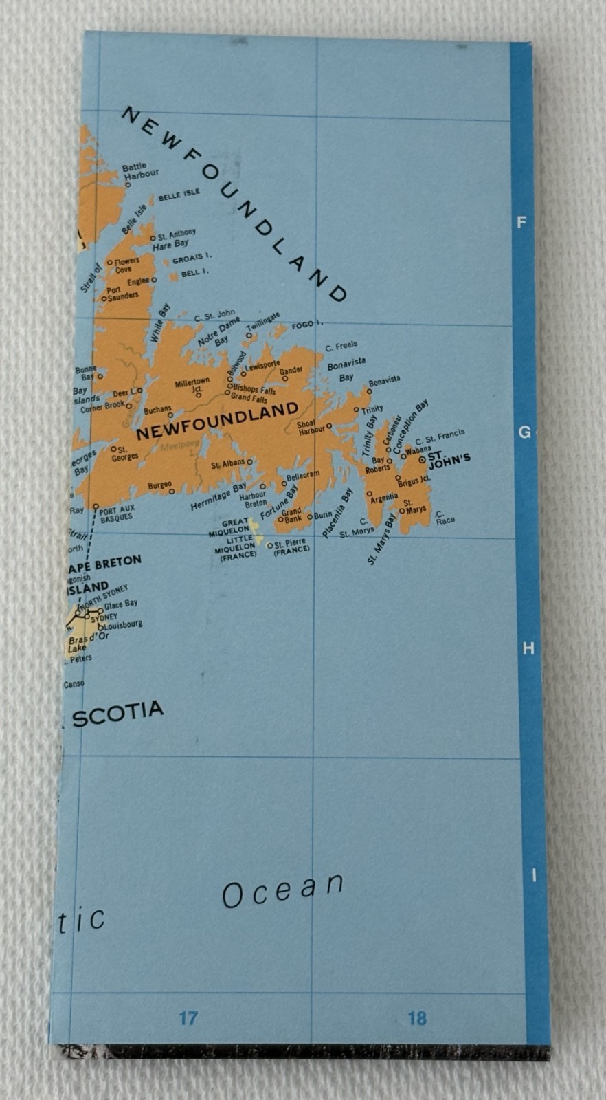Vintage CANADIAN PACIFIC (CP) RAIL SYSTEM MAP, July 1990 Edition