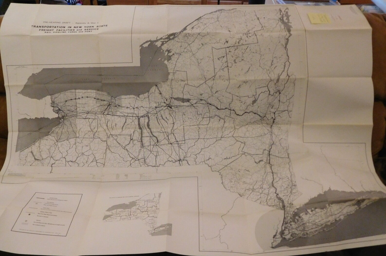 Map Transportation in New York State FREIGHT Facilities and Service 1972