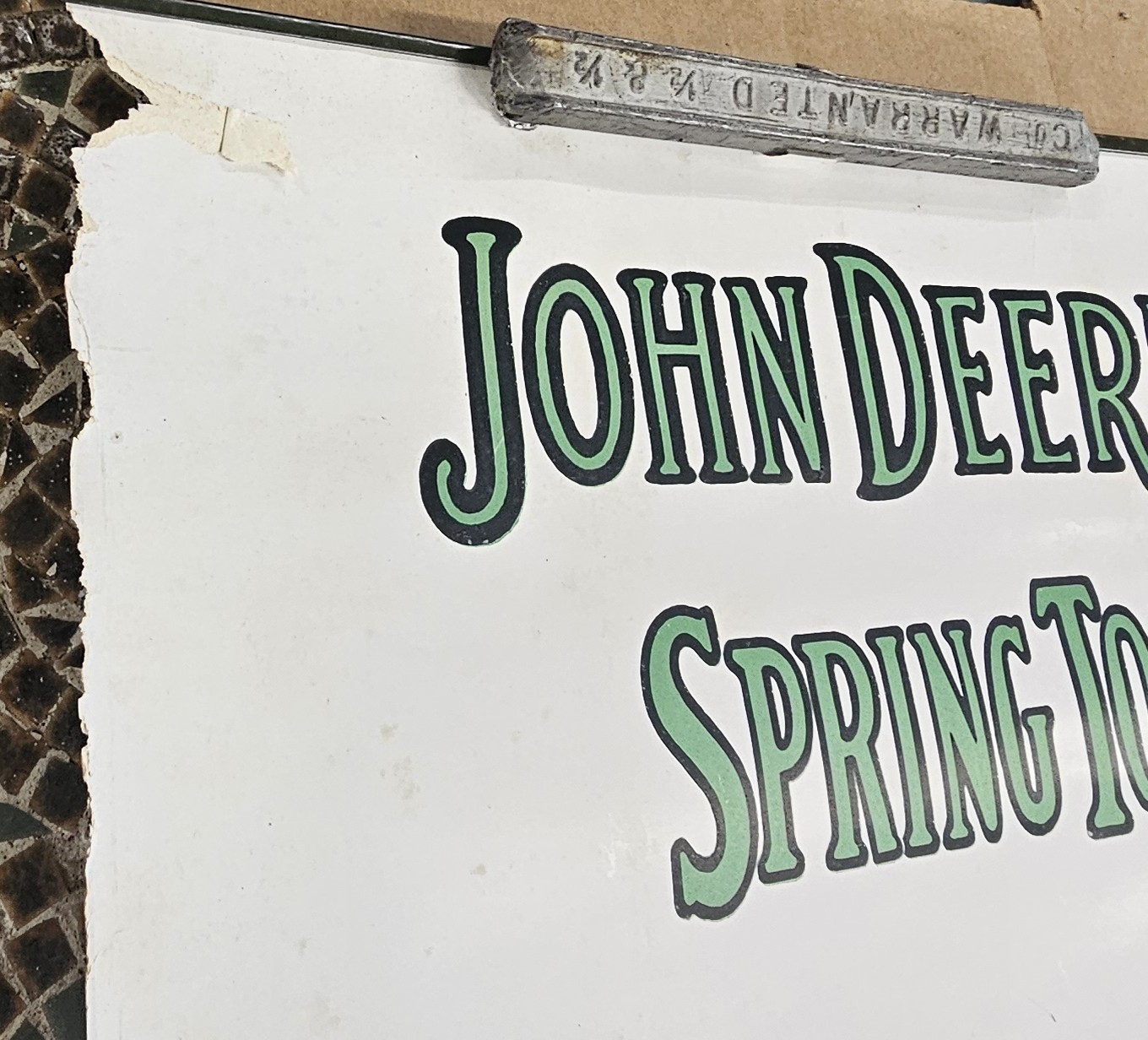1931 John Deer-Syracuse Spring Tooth Harrows Poster #177