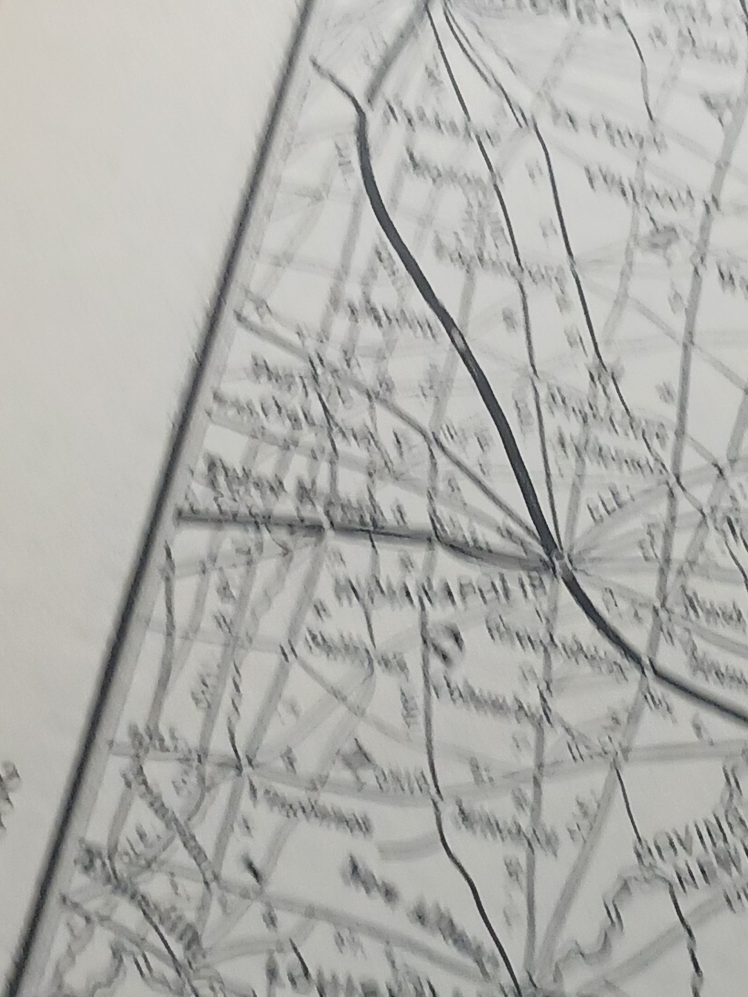 ~1904 Vintage Railroad Map CHESAPEAKE & OHIO RAILWAY all Train Routes & Stations