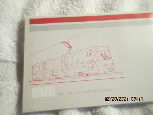 VINTAGE 1984 MUNICIPAL RAILWAY BUS LINES SAN FRANCISCO METRO CABLE CAR GUIDES