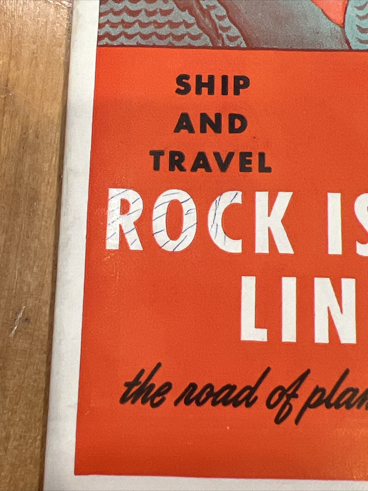 1947 Rock Island Railroad Lines Map Trains Locomotive