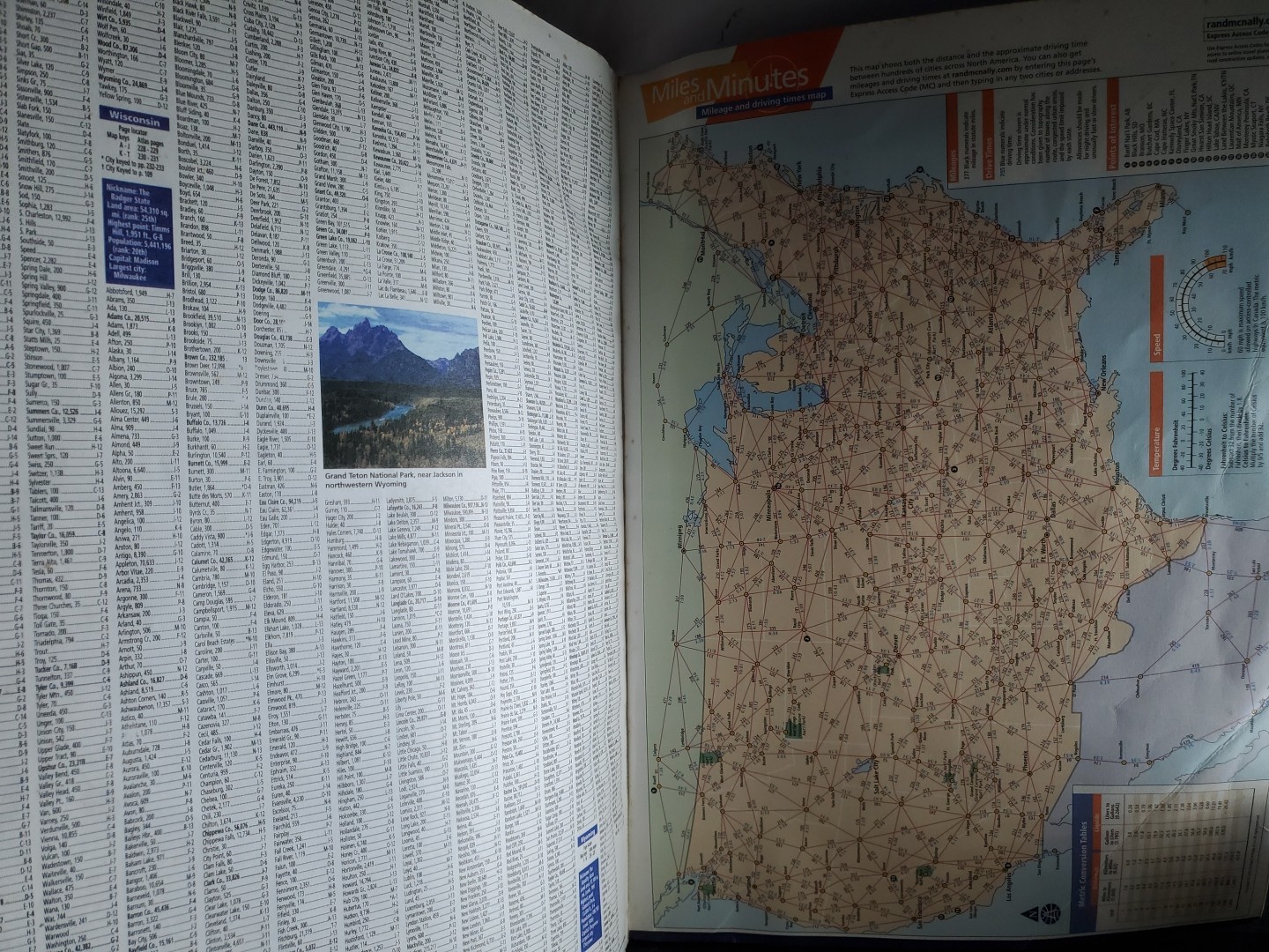 Rand McNally Road Atlas Large Scale 2005 USA Maps 32% Bigger 4800 Updates